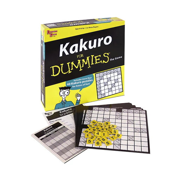 Kakuro for Dummies 121-Piece Puzzle Book Set - Image 2
