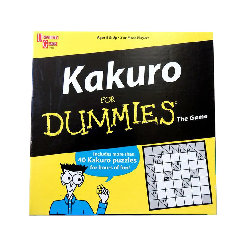 Kakuro for Dummies 121-Piece Puzzle Book Set - Image 3