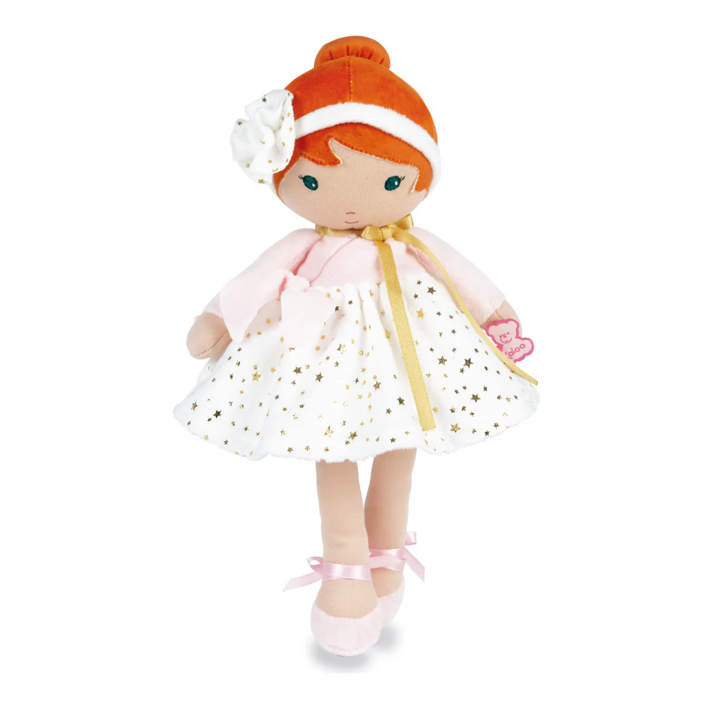 Kaloo Tendresse Valentine K Large Ballerina Doll - Red Bun
