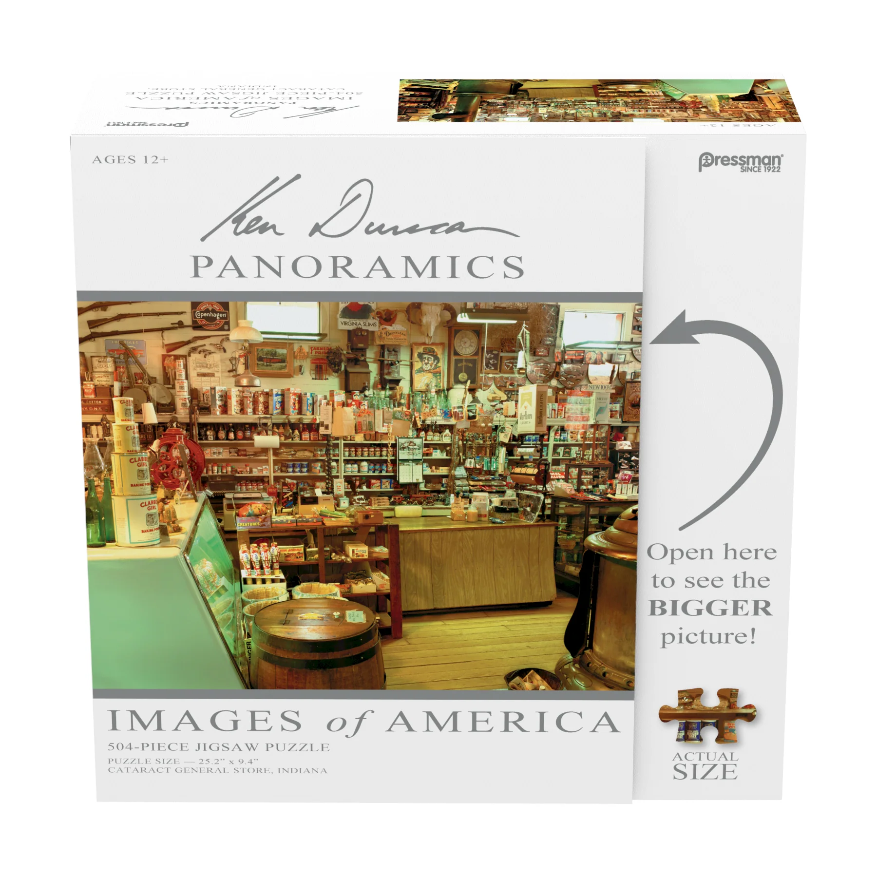 Ken Duncan Panoramic Jigsaw Puzzle - Cataract General Store, Indiana - 504 pc - Image 2