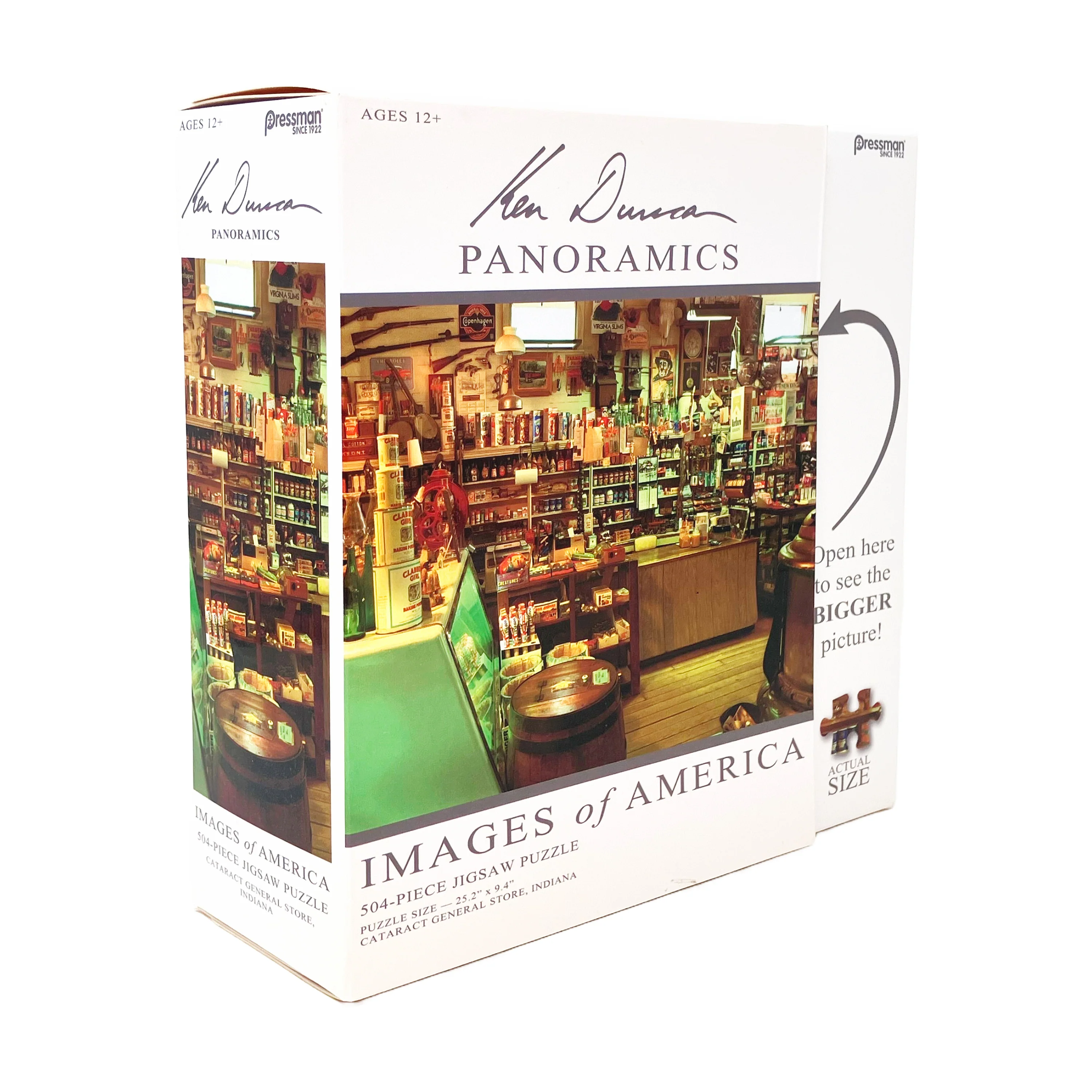 Ken Duncan Panoramic Jigsaw Puzzle - Cataract General Store, Indiana - 504 pc - Image 4