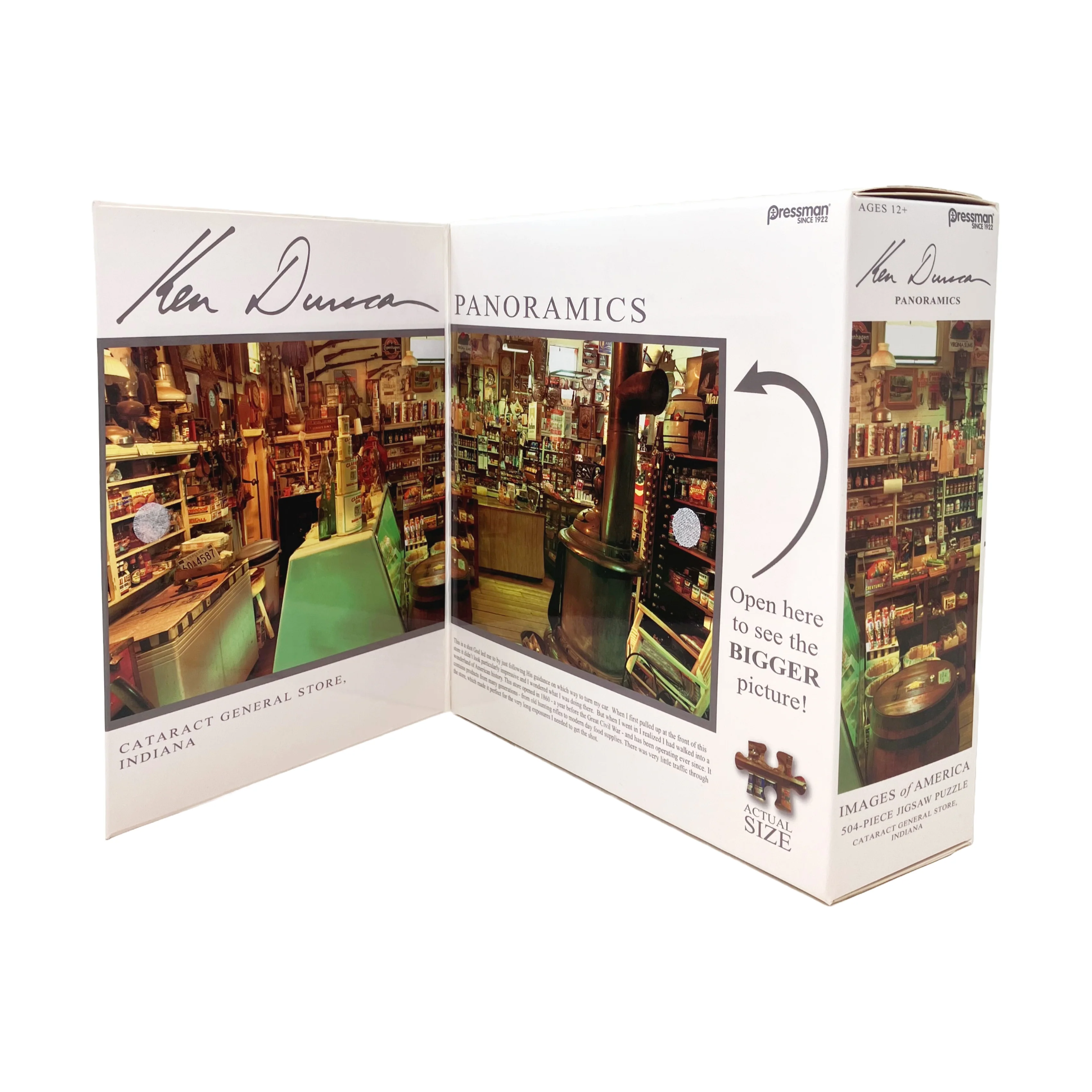 Ken Duncan Panoramic Jigsaw Puzzle - Cataract General Store, Indiana - 504 pc - Image 5