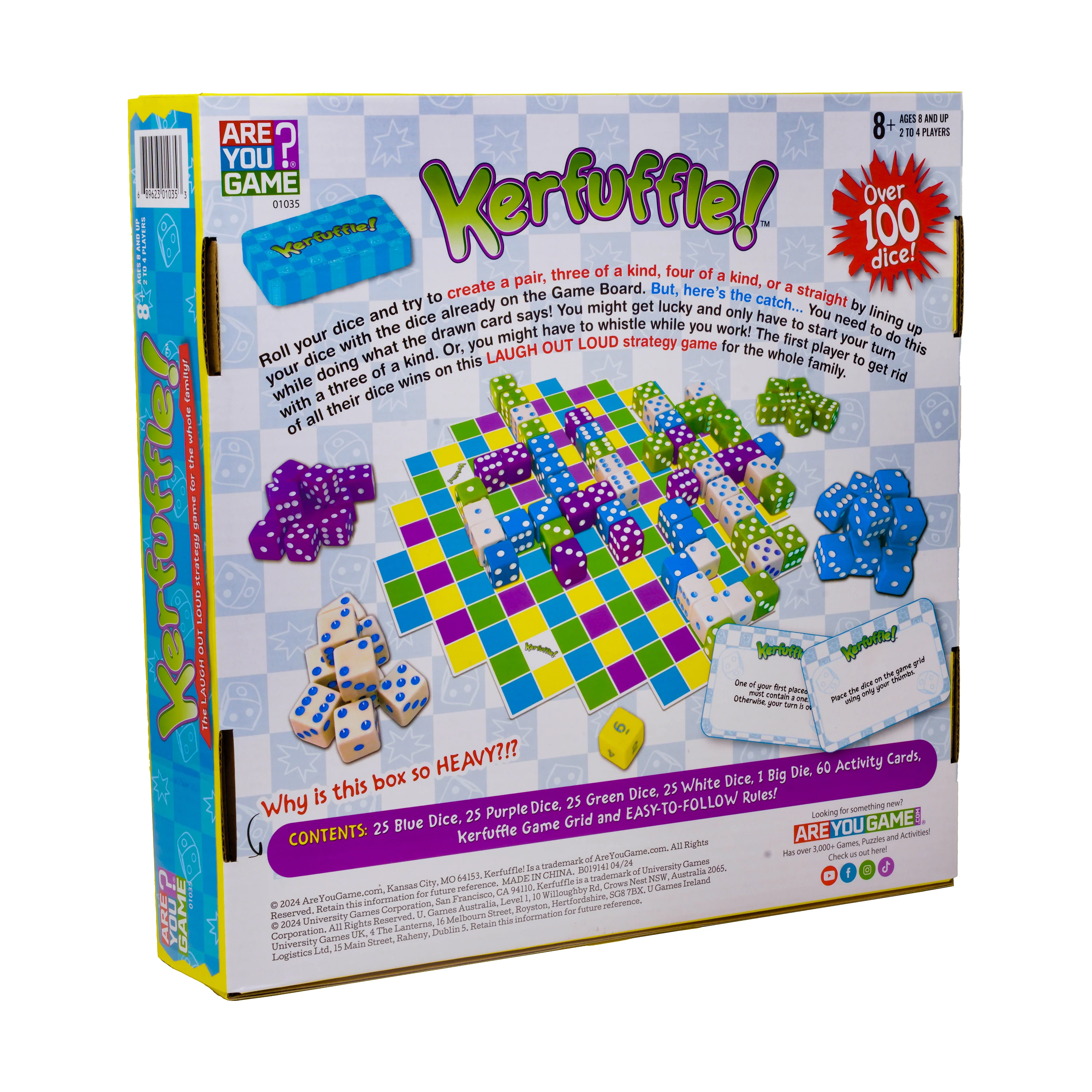Kerfuffle! Family Dice Strategy Game by University Games - Image 2