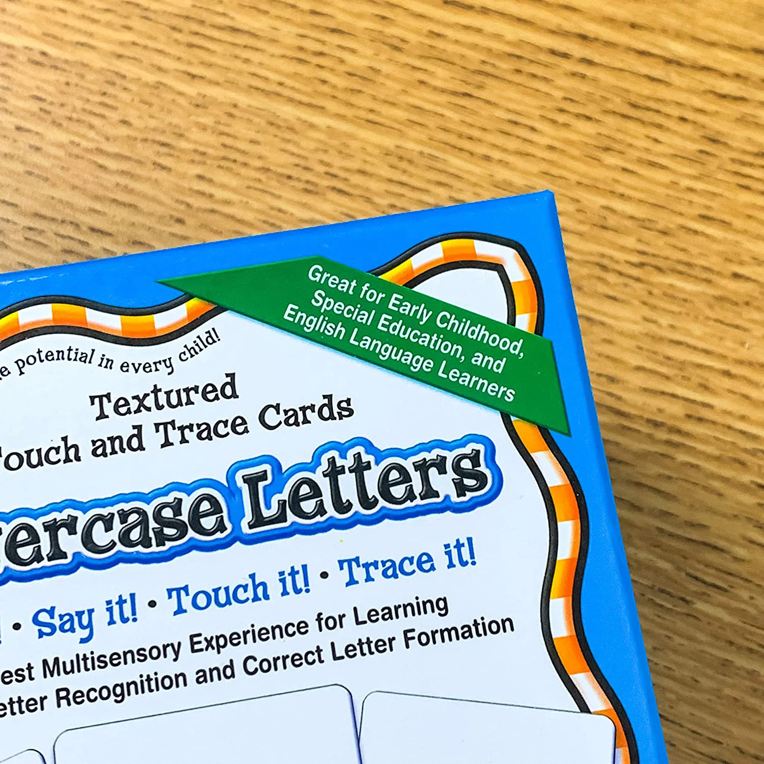 Key Education Textured Touch and Trace Cards - Lowercase Alphabet Learning Set - Image 3