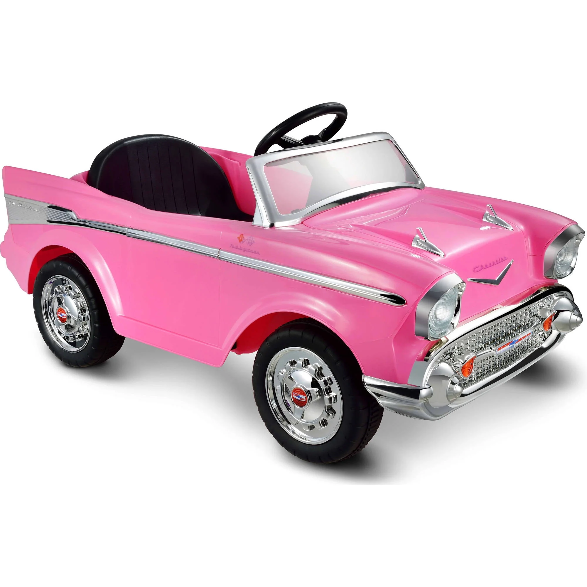 Kid Motorz 12V Chevy Bel Air One Seater in Pink - Classic Ride-On