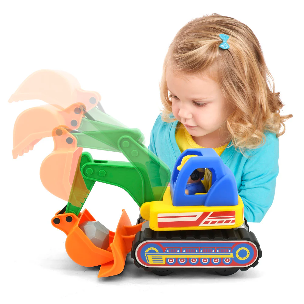 Kiddieland Light & Sound My First Excavator - Motorized Toy with Figure - Image 5