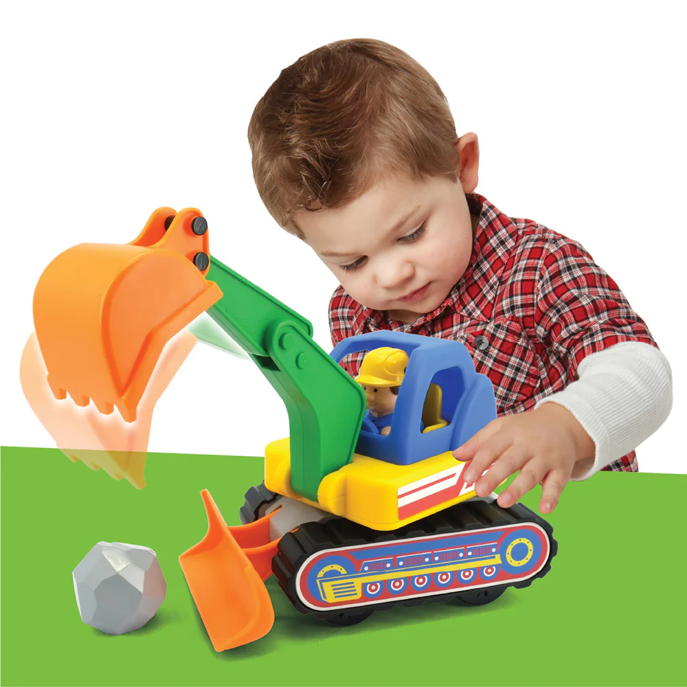 Kiddieland Light & Sound My First Excavator - Motorized Toy with Figure - Image 6