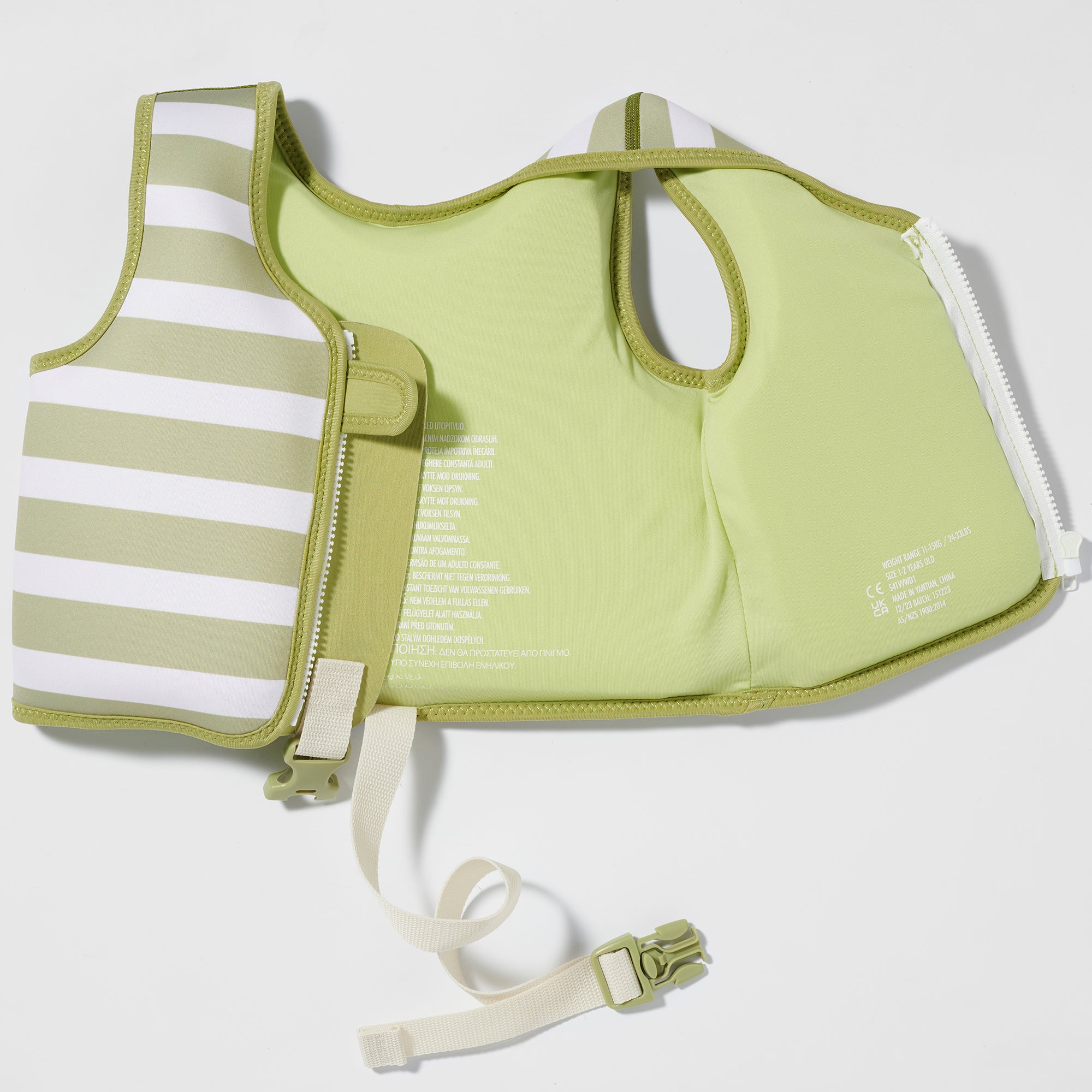 Sunnylife Crocodile Swim Vest With Safety Strap - Image 4