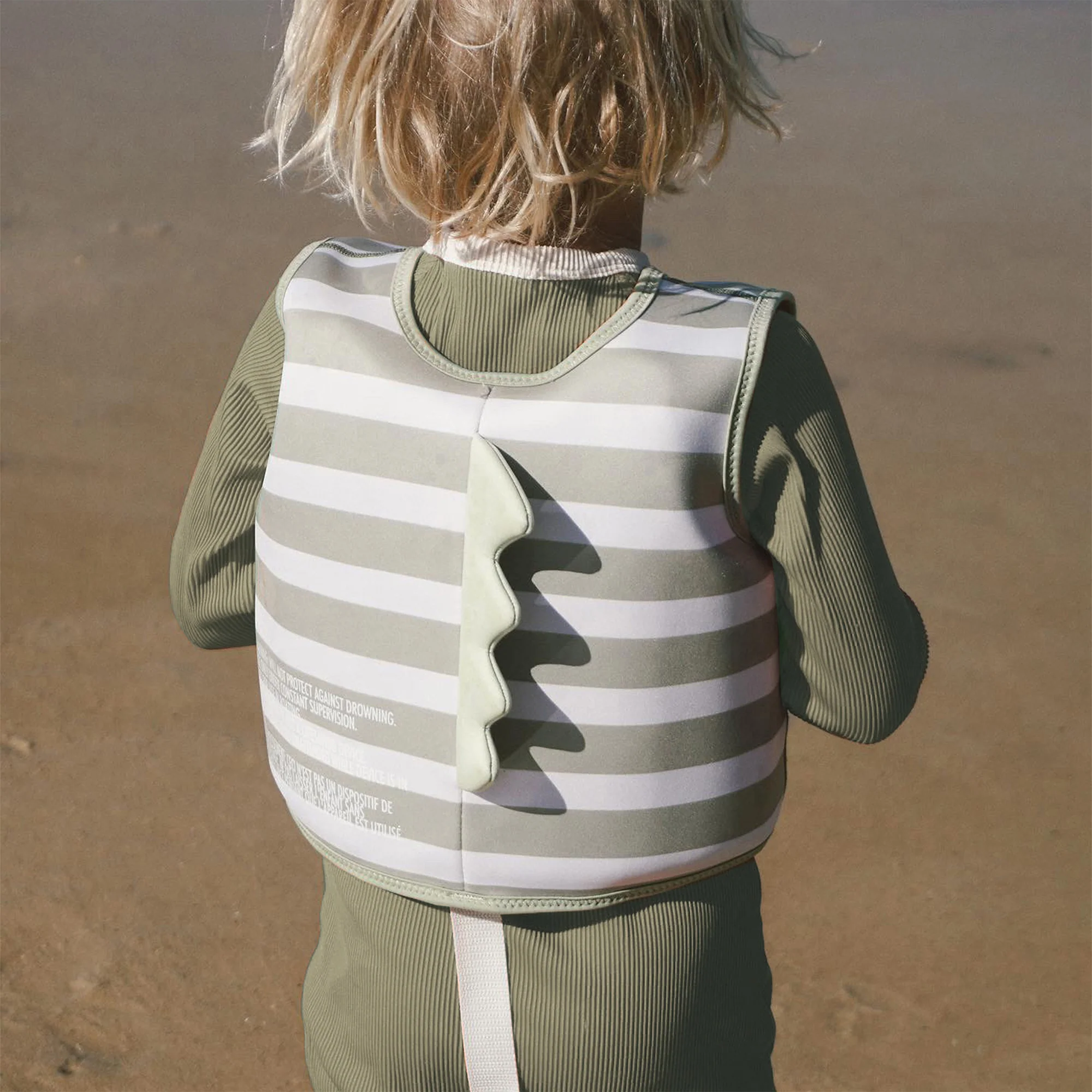 Sunnylife Crocodile Swim Vest With Safety Strap - Image 5