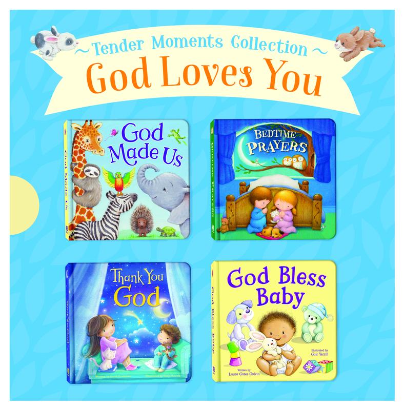 God Loves You 4-Book Padded Board Set by Kidsbooks Publishing - Image 2