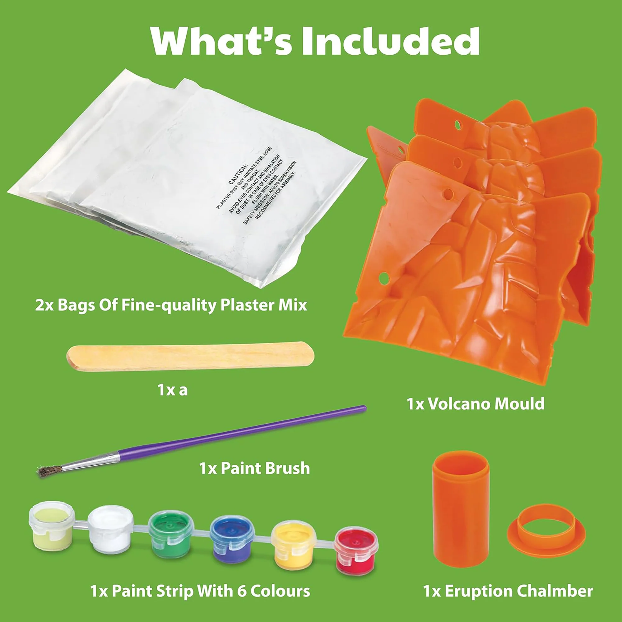 KidzLabs Volcano Making Kit With Erupting Science Experiment - Image 4