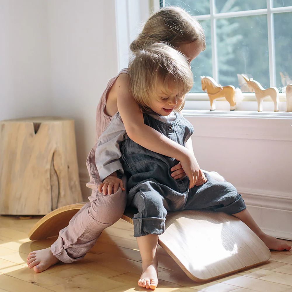 Kinderfeets Kinderboard - Multifunctional Balance Board - Natural Beechwood - Image 5