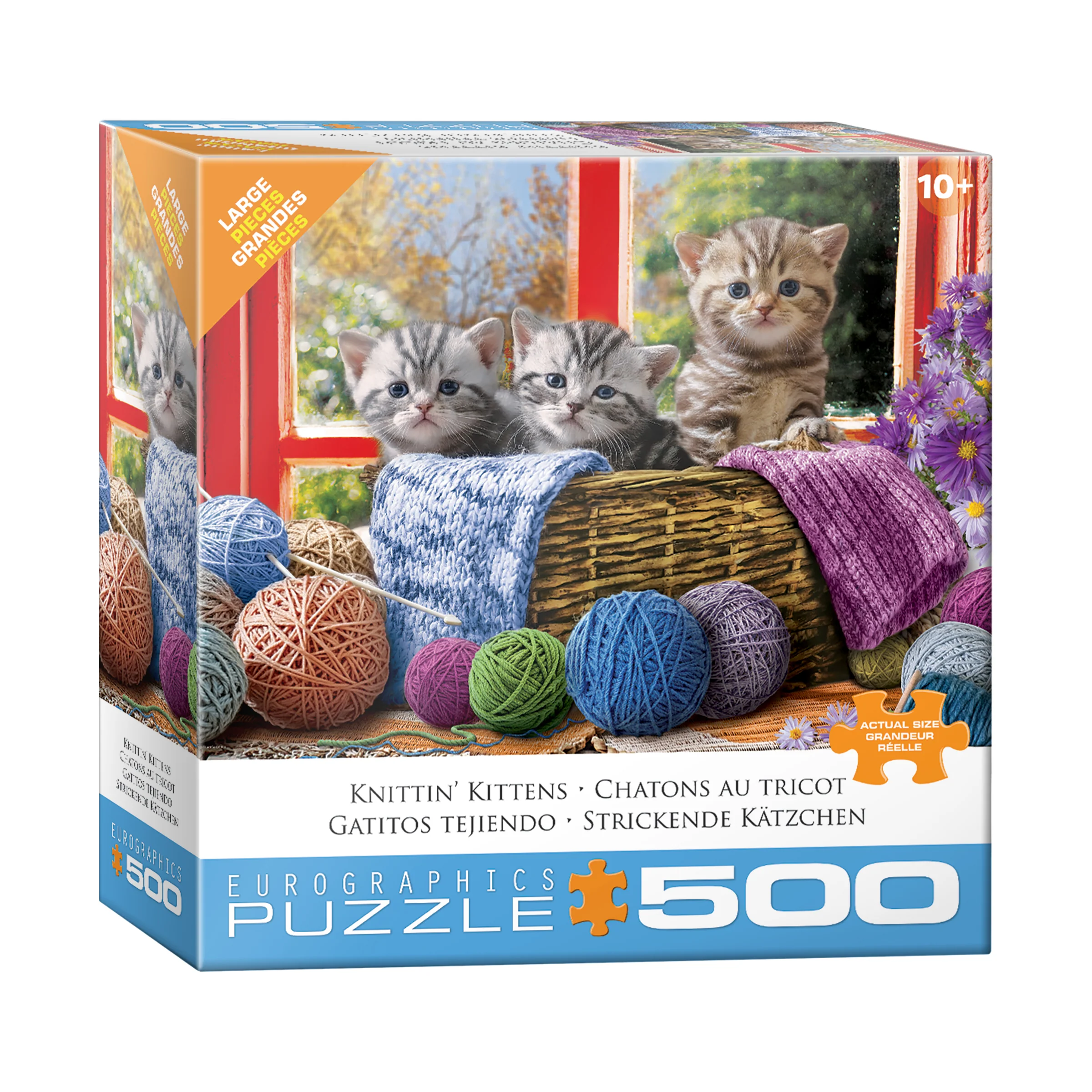 Knittin' Kittens Yarn Adventure Jigsaw Puzzle - 500 pc - Image 2