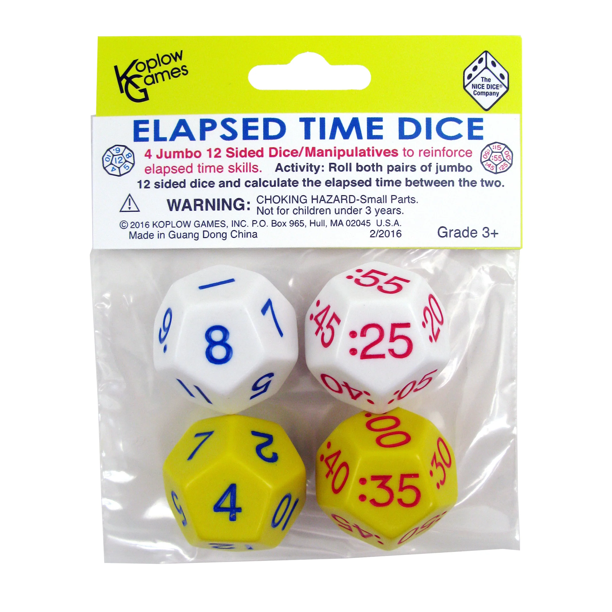 Koplow Games Time Mastery Elapsed Time Dice - 2 Packs - Image 2