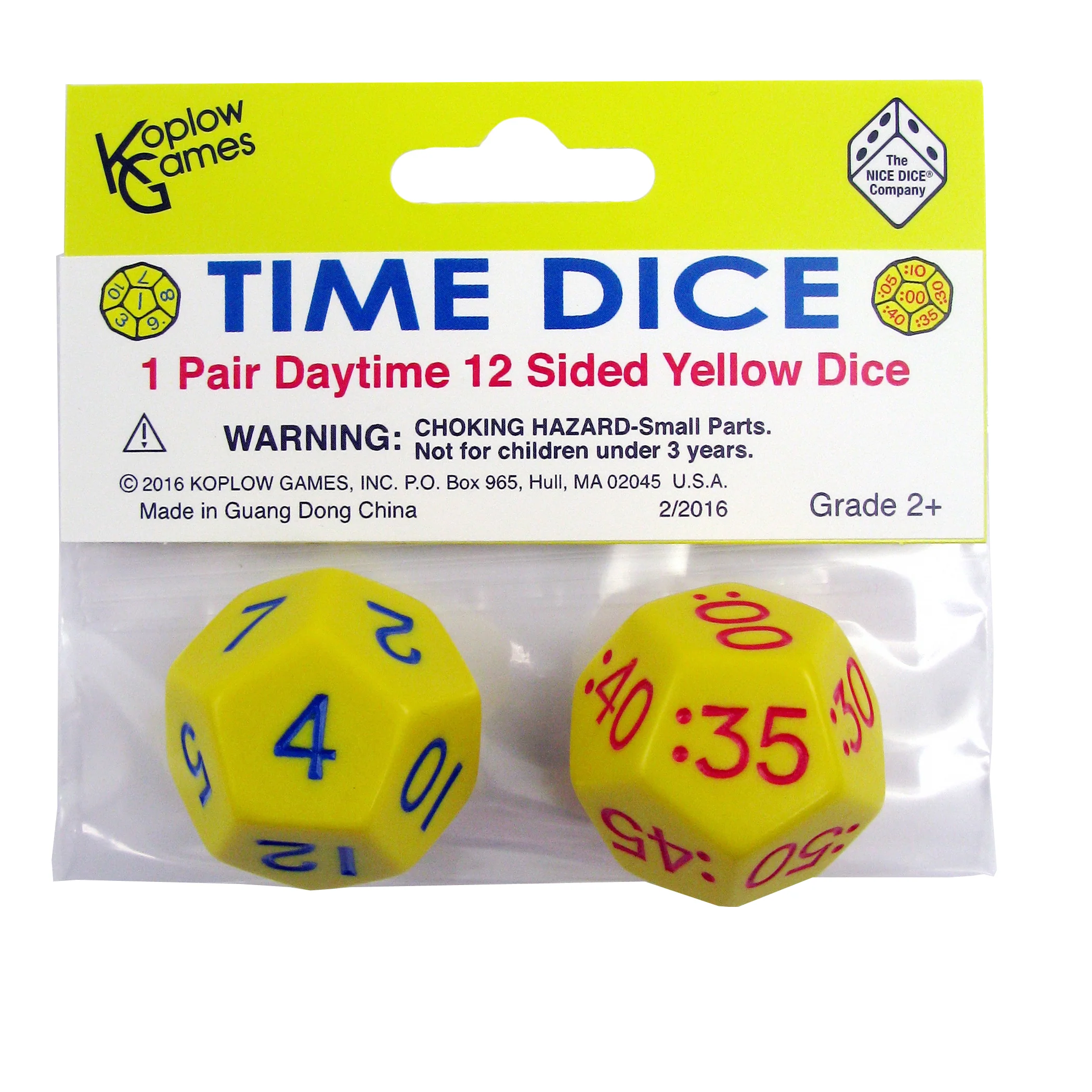 Koplow Games Time Dice Jumbo Duo Pack, 6 Sets - Image 2