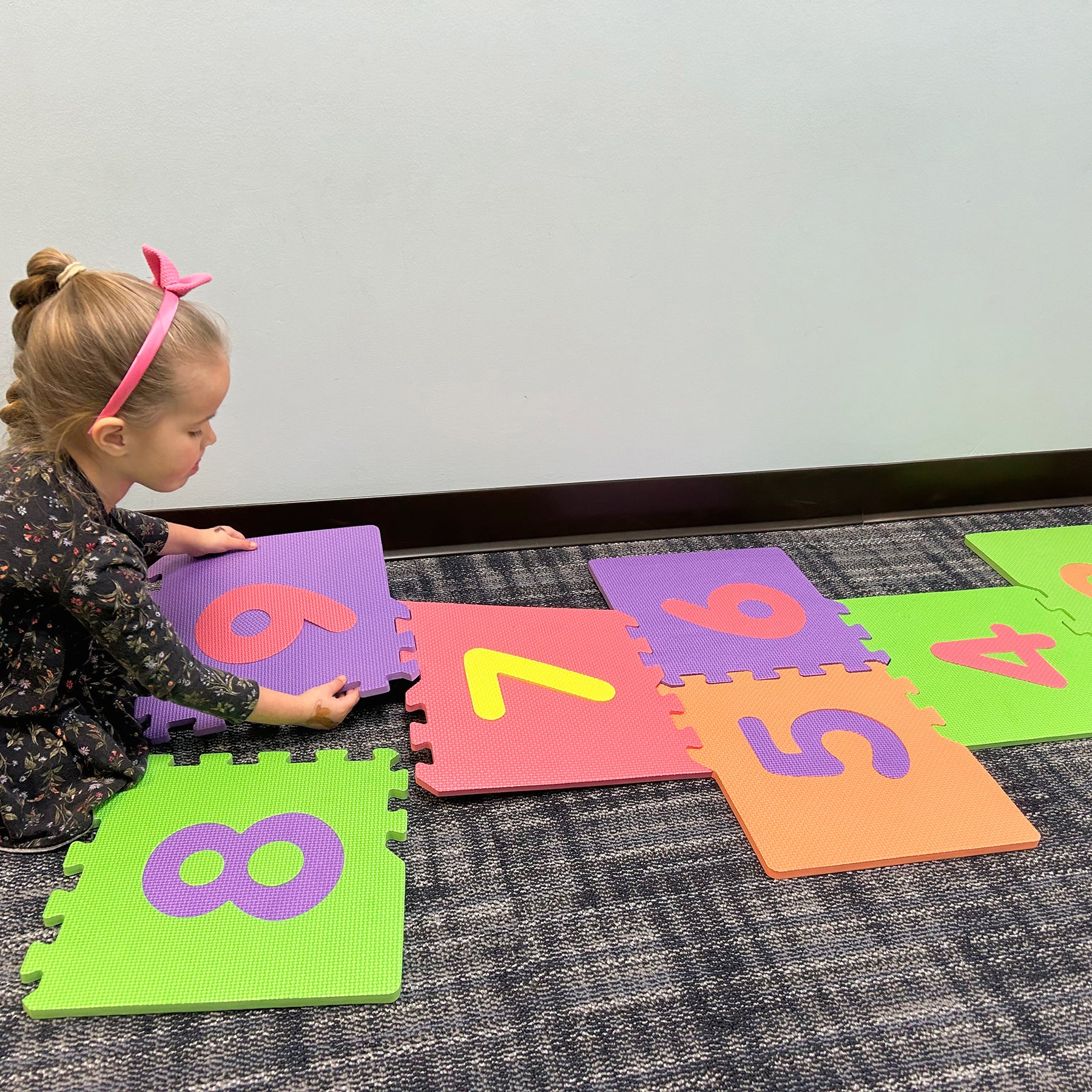 Kore Design Foam Play Mat for Kids Interlocking Hopscotch (12.6×12.6x0.40") - Image 2