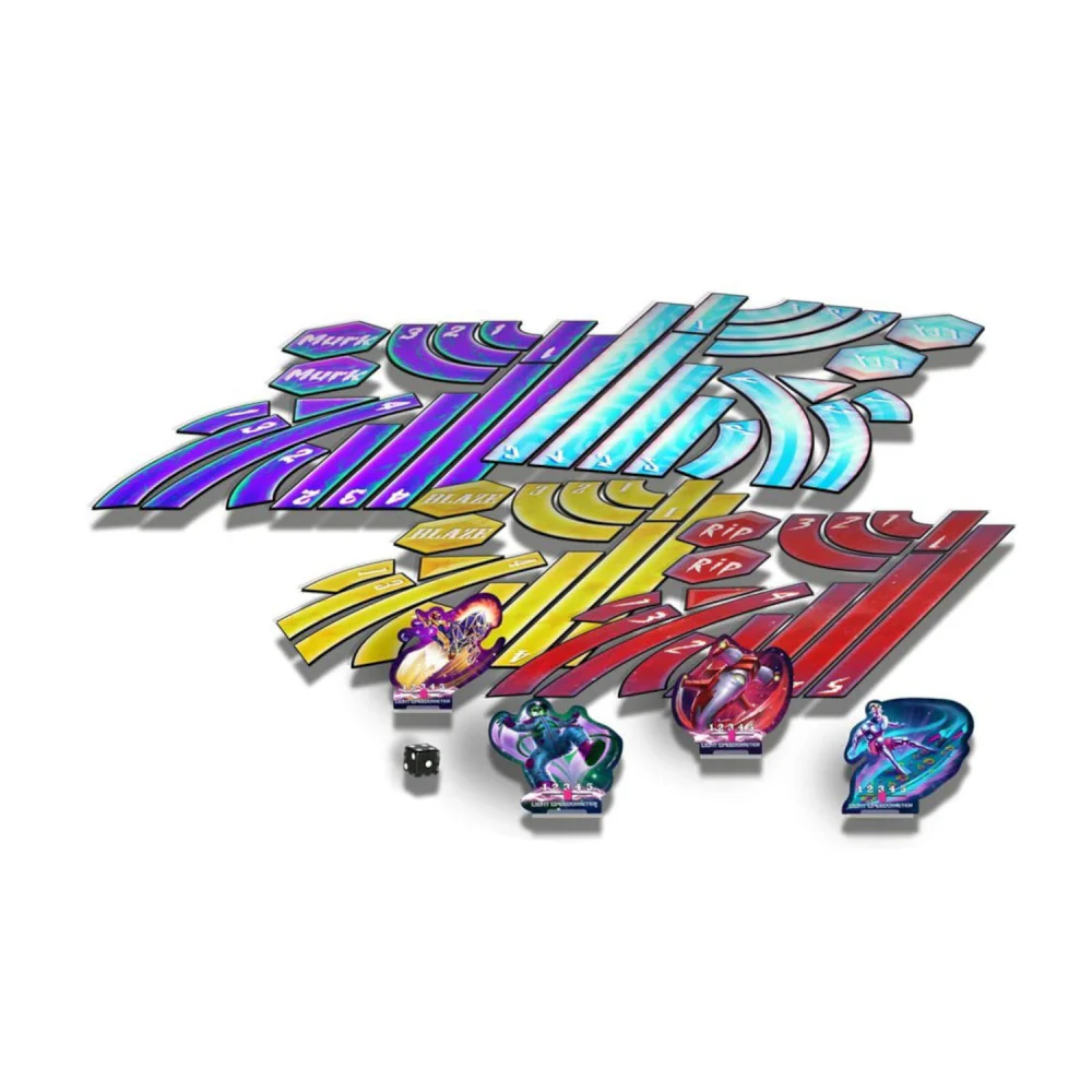 Lazer Ryderz 80's Retro Style Strategy Board Game - Image 3