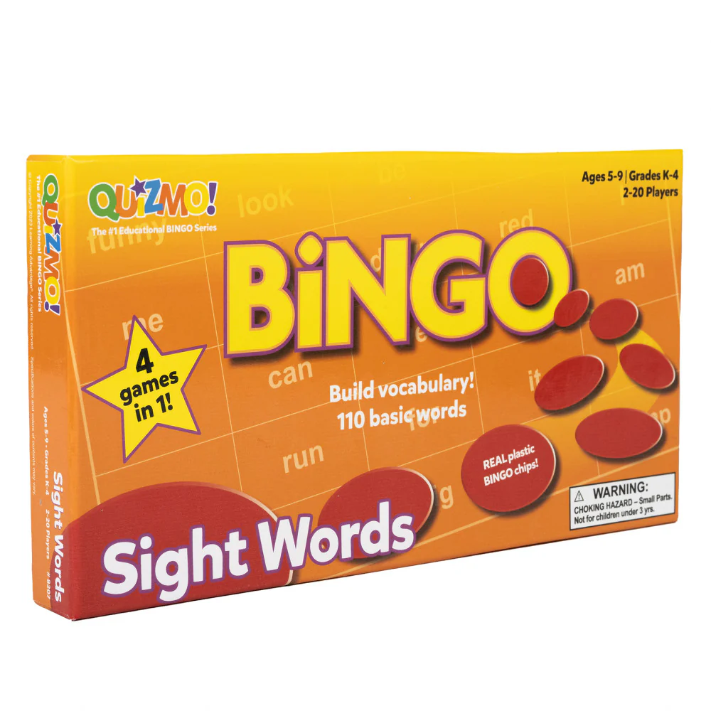 Learning Advantage QUIZMO Sight Words Interactive Bingo Game - Image 2