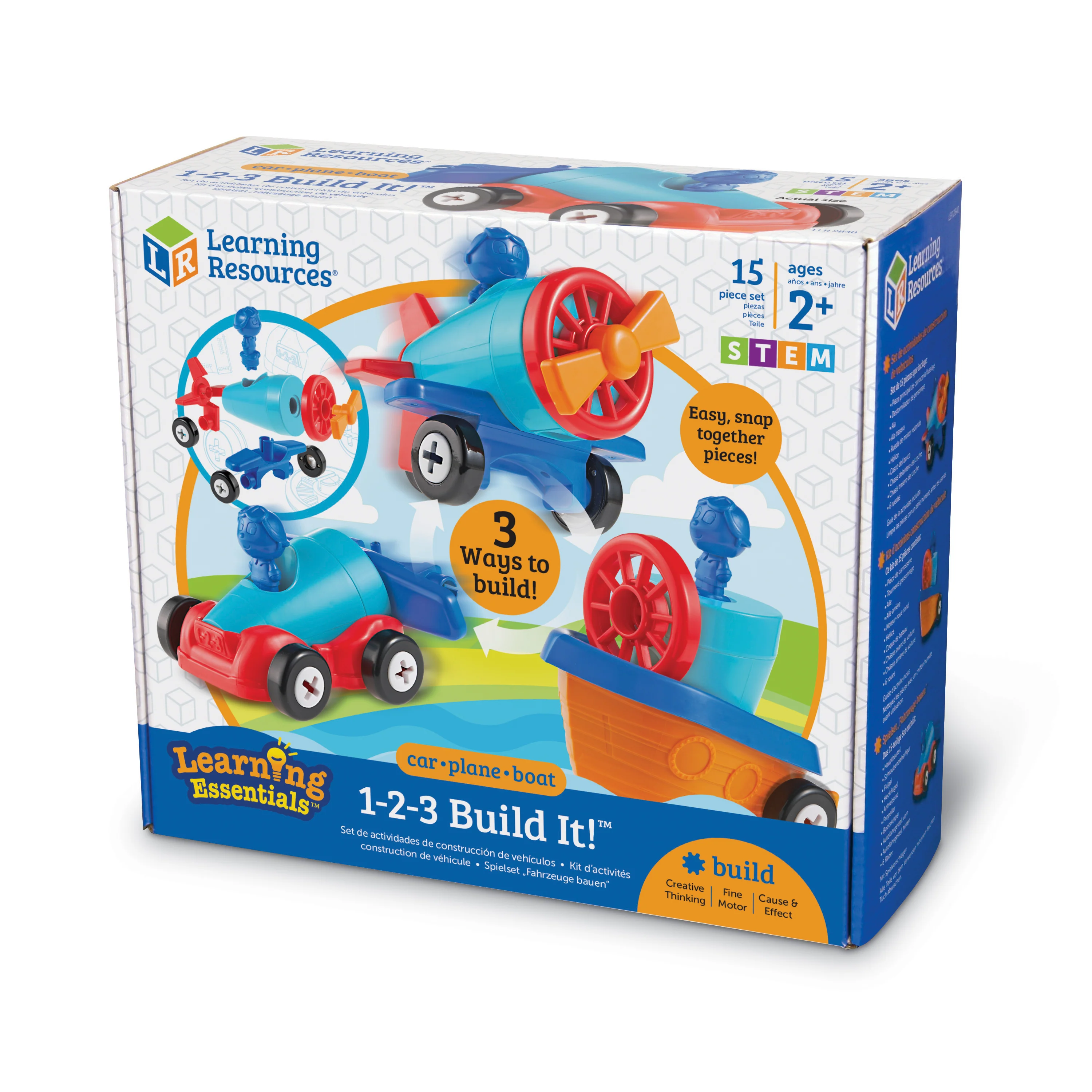 Learning Essentials 1-2-3 Build It! - Multimodal Constructor Kit - Image 3