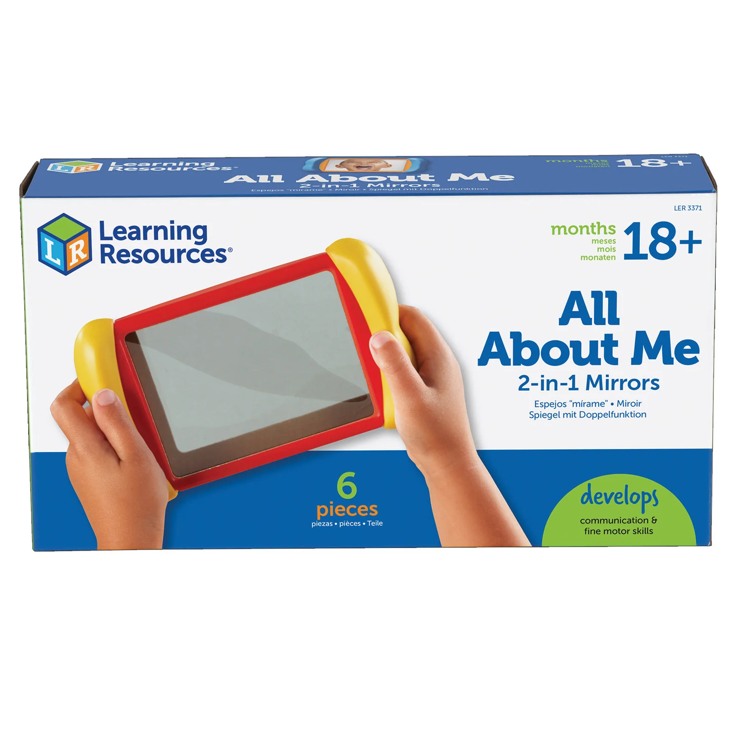 Learning Resources All About Me - Dual-Sided Mirrors - Educational Toy - Image 2