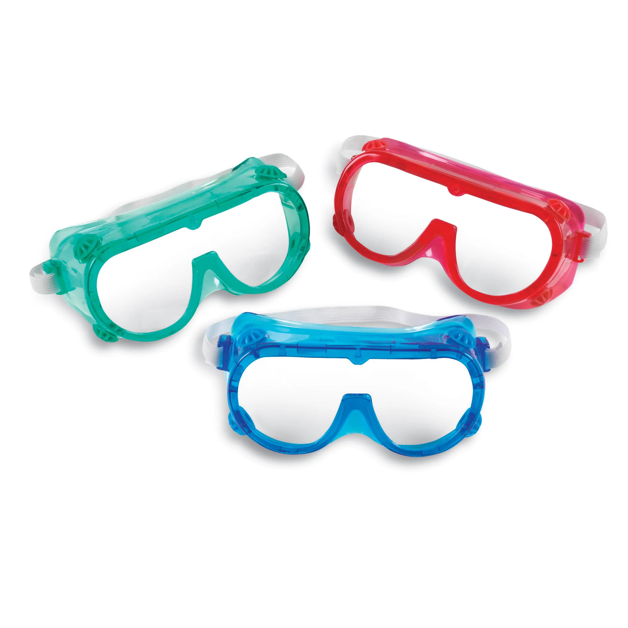 Learning Resources Safety Goggles Set - Vibrant, Adjustable 6-Pack - Image 3