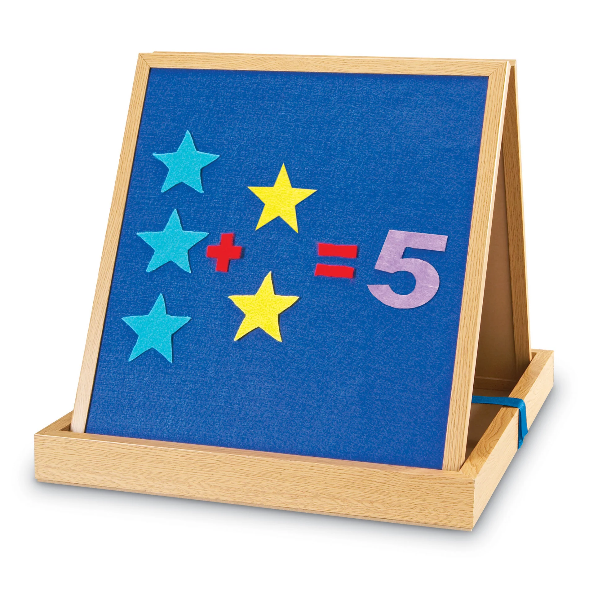 Learning Resources Double-Sided Tabletop Easel - Magnetic & Felt Board - Image 5