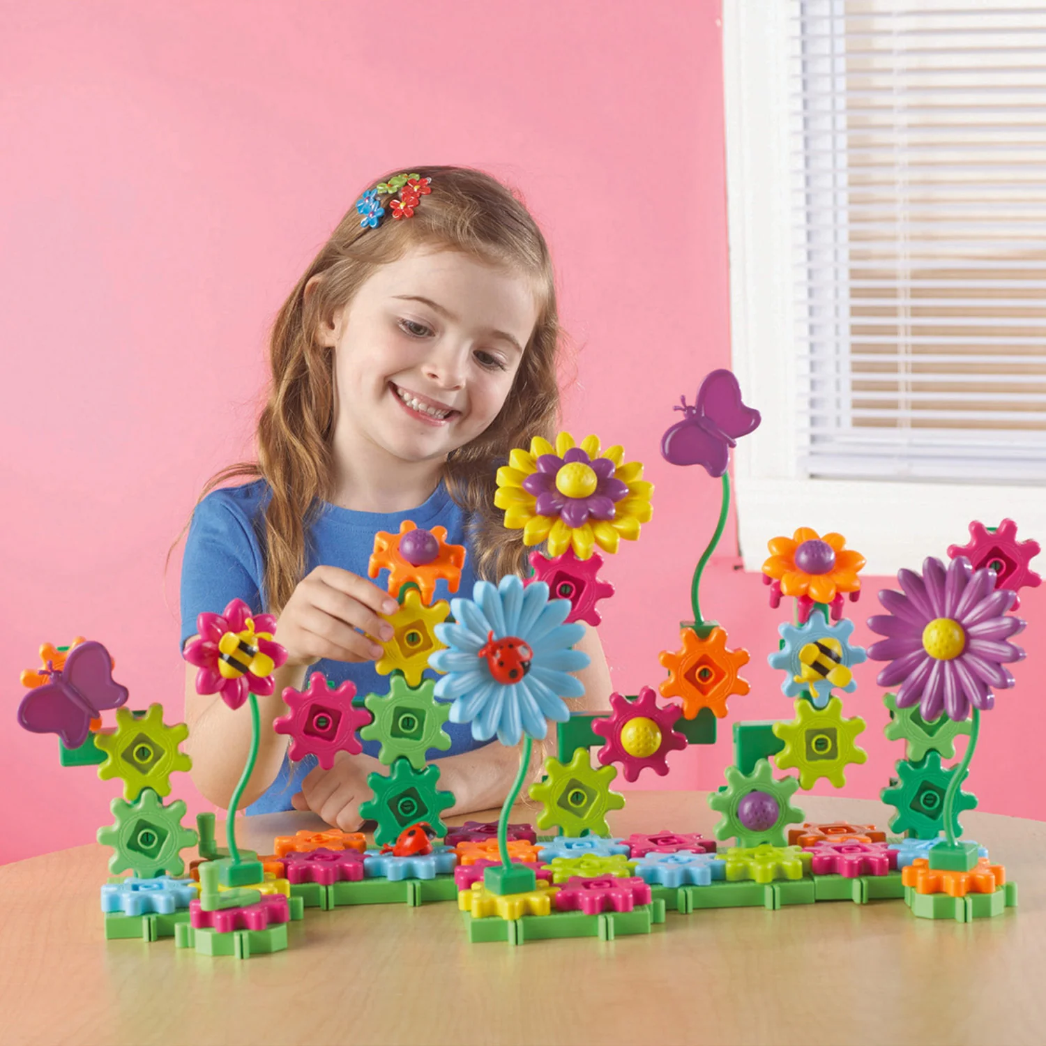 Learning Resources Gears! Gears! Gears! Build & Bloom - Interactive Building Set - Image 3