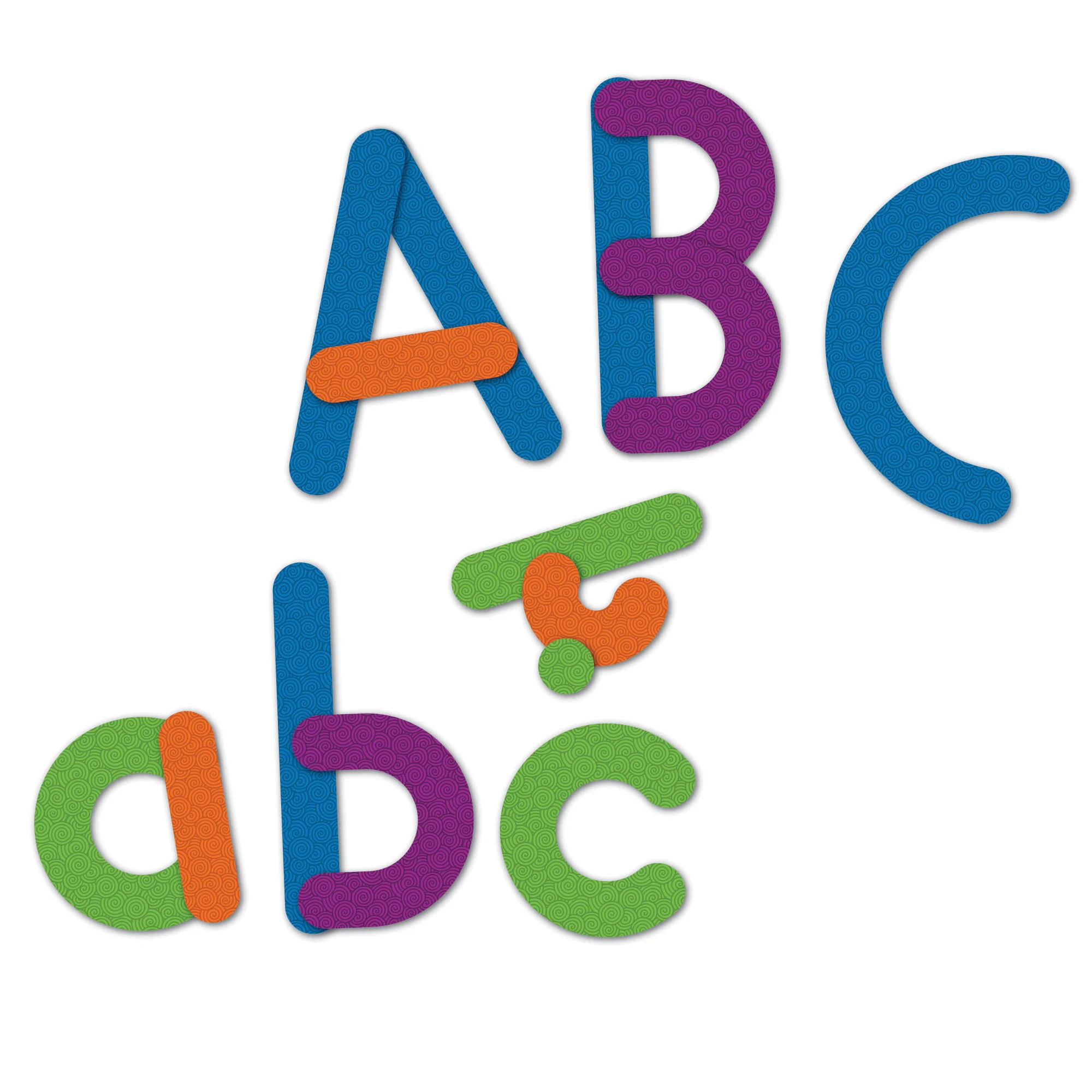 Learning Resources Giant Magnetic Letter Construction - 21-Piece Educational Set - Image 3