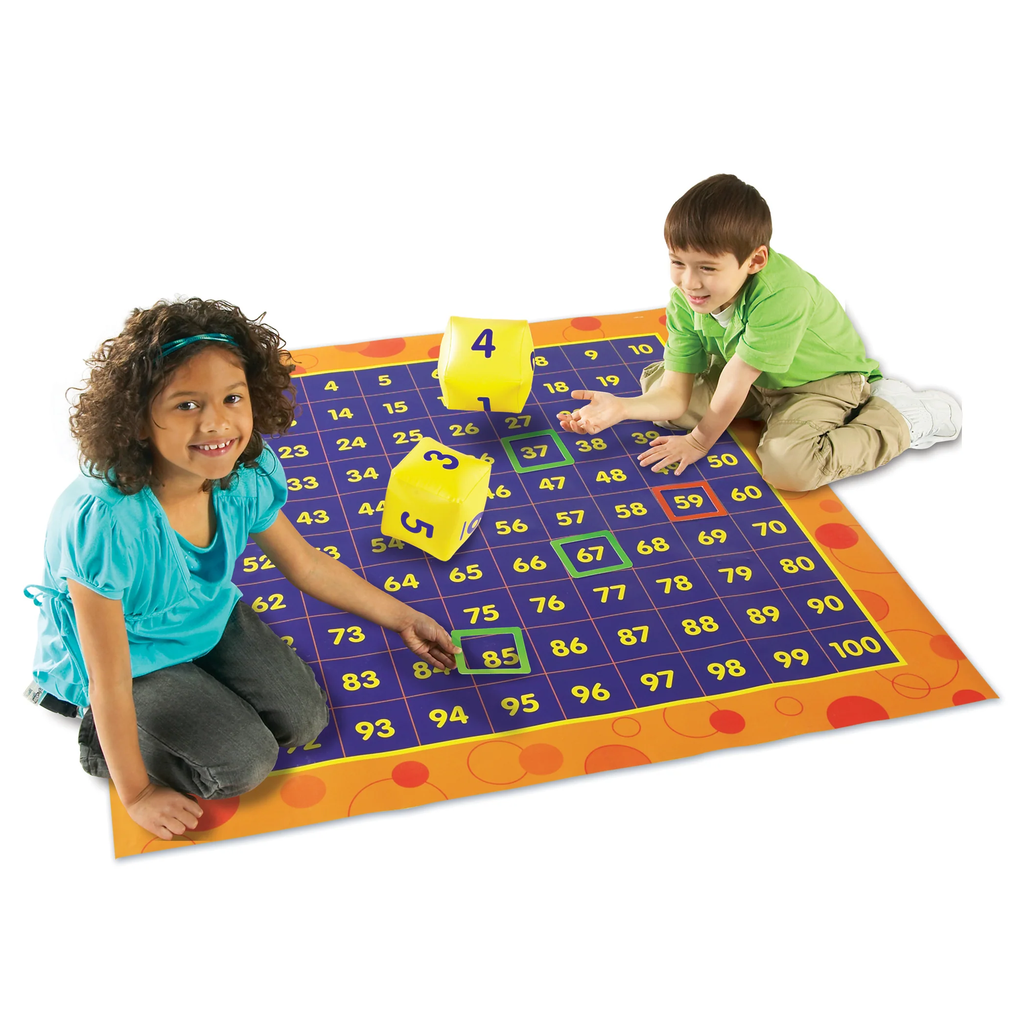 Learning Resources Hip Hoppin’ Hundred Mat - Interactive Math Learning Toy - Image 4