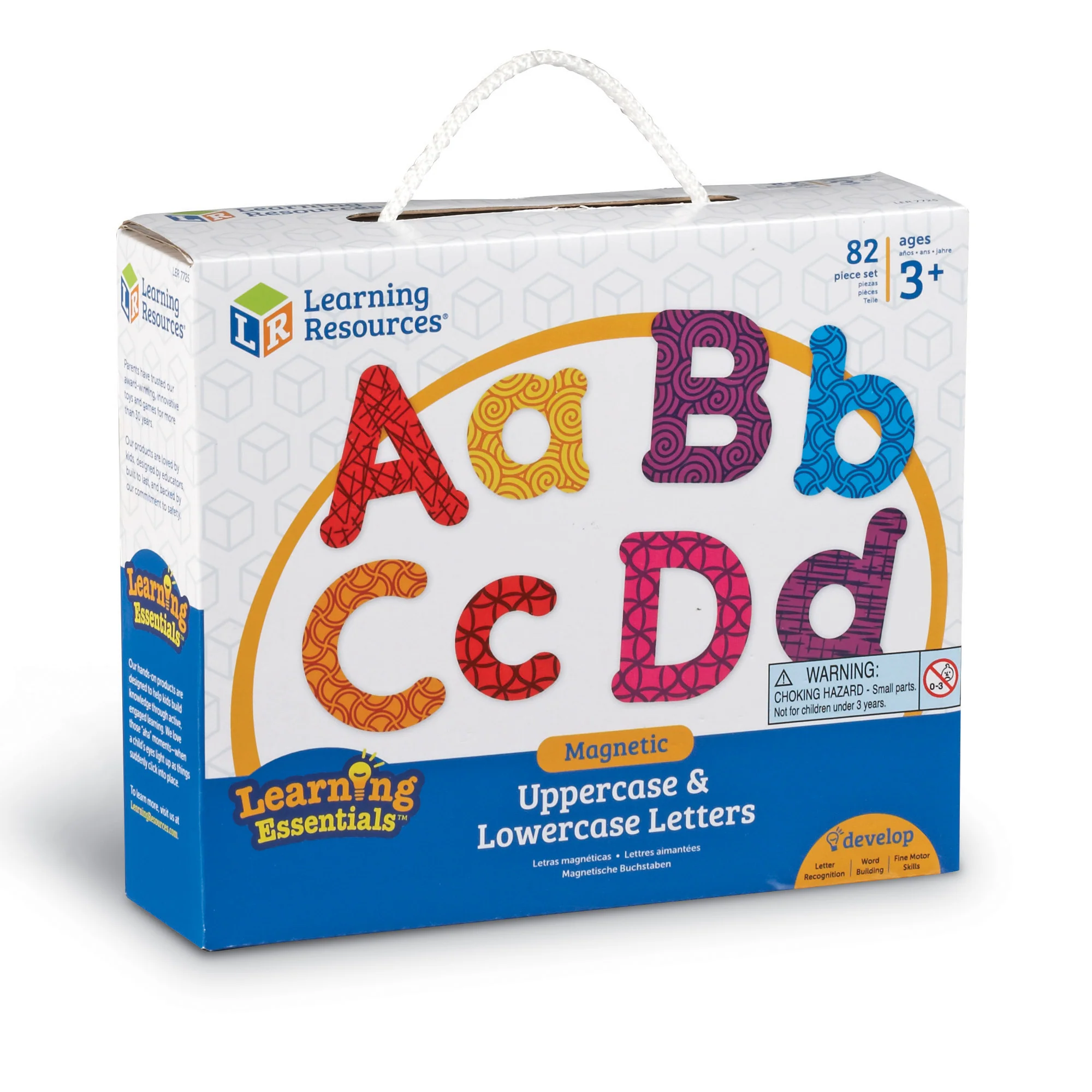 Learning Resources Magnetic Alphabet Set - Uppercase & Lowercase Letters - 82 Pieces - Image 2