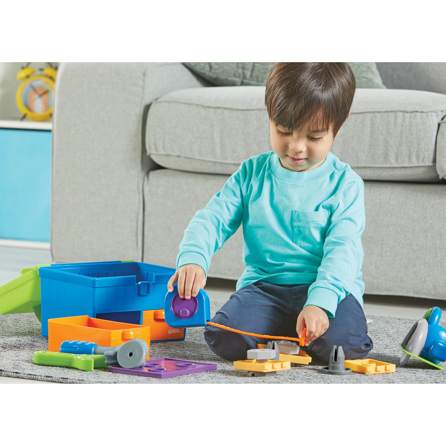 Learning Resources New Sprouts Deluxe Tool Set - Toddler Pretend Play - Image 7