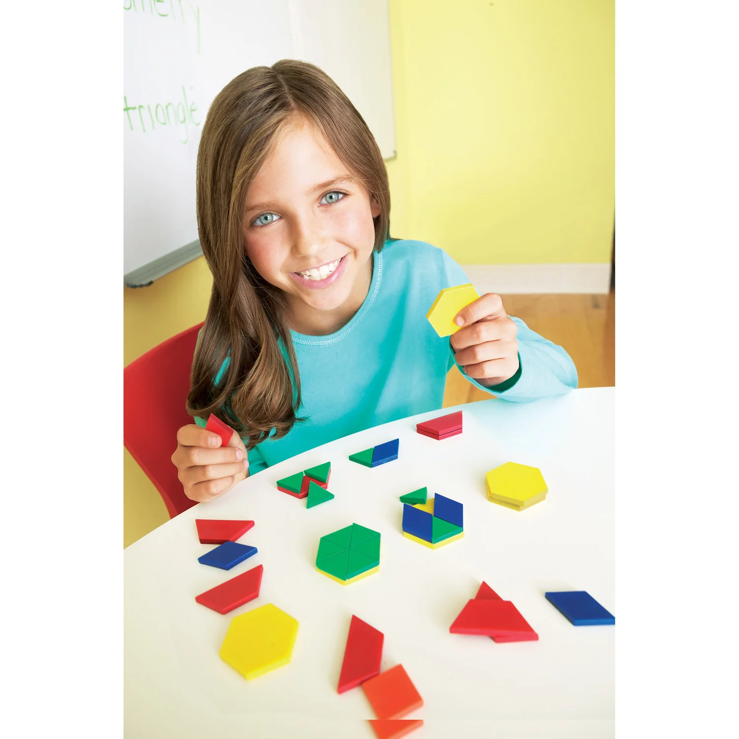 Learning Resources Pattern Blocks - Educational Math Toy - 250 Pieces - Image 2