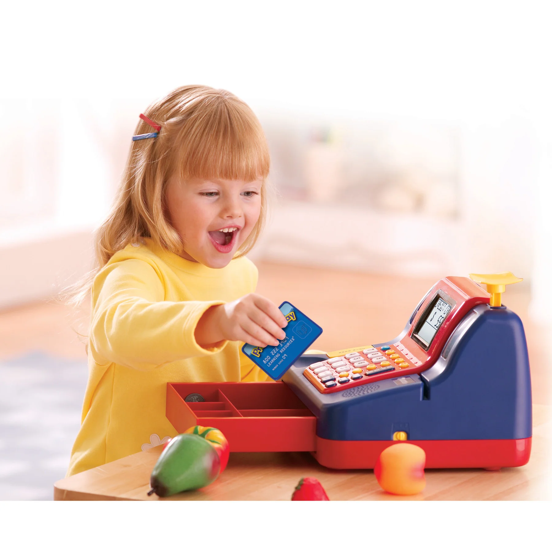 Learning Resources Pretend & Play Teaching Cash Register for Kids - Image 5