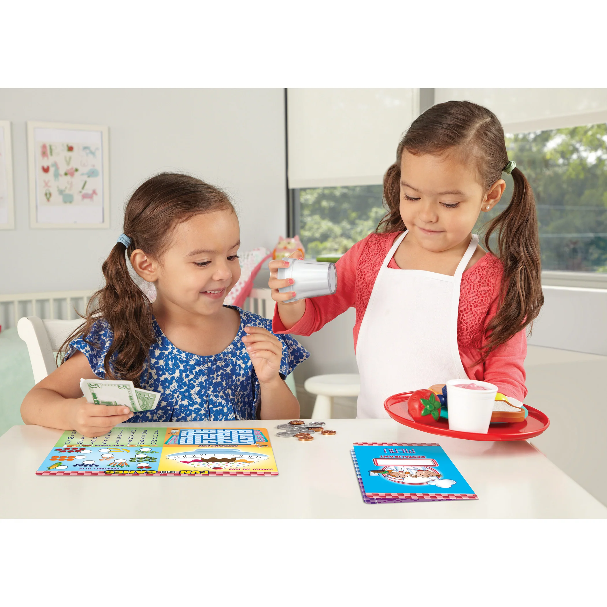 Learning Resources Serve It Up! Play Restaurant - Complete Pretend Playset - Image 4