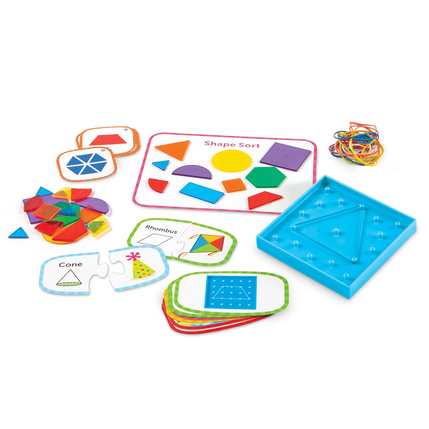 Learning Resources Skill Builders! 1st Grade Geometric Shapes - Math Mastery Set - Image 3