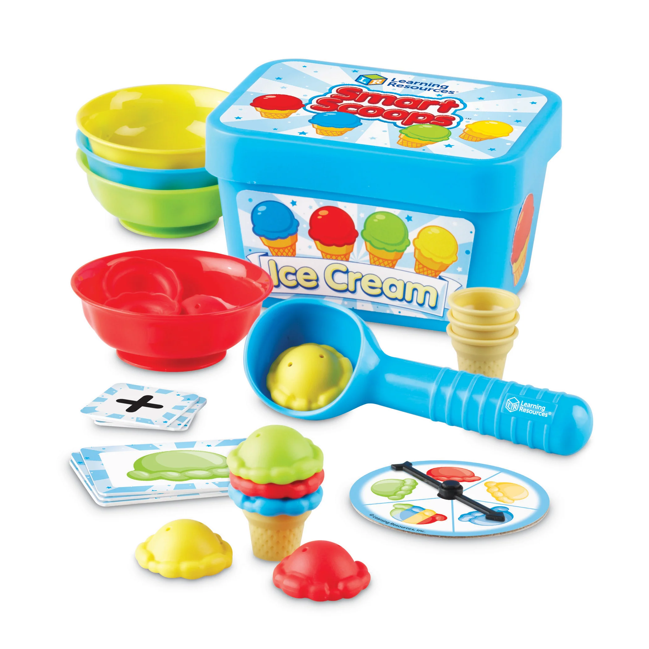 Learning Resources Smart Scoops Math Activity Set - Colorful Ice Cream Theme - Image 2
