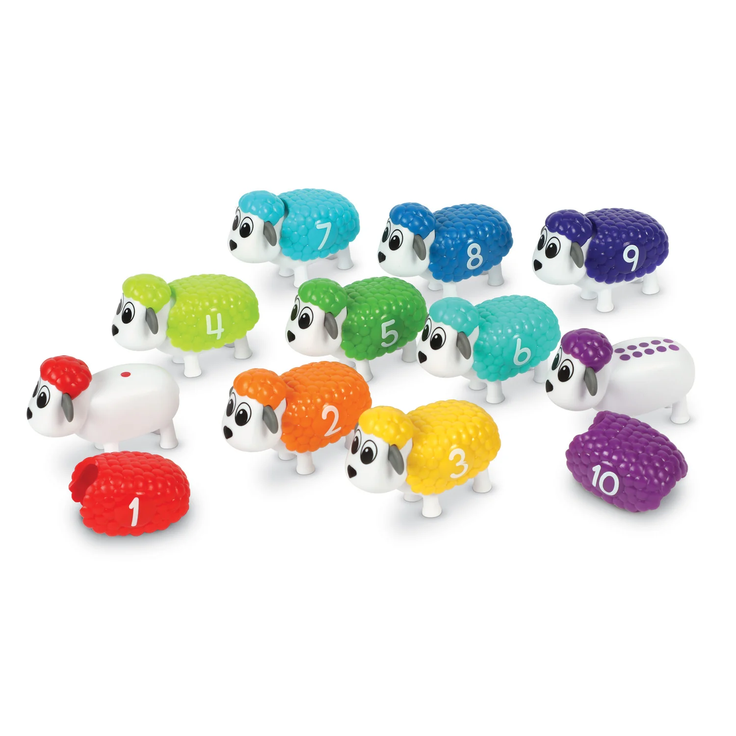 Learning Resources Snap-n-Learn Counting Sheep - Colorful Number Matching Game - Image 3