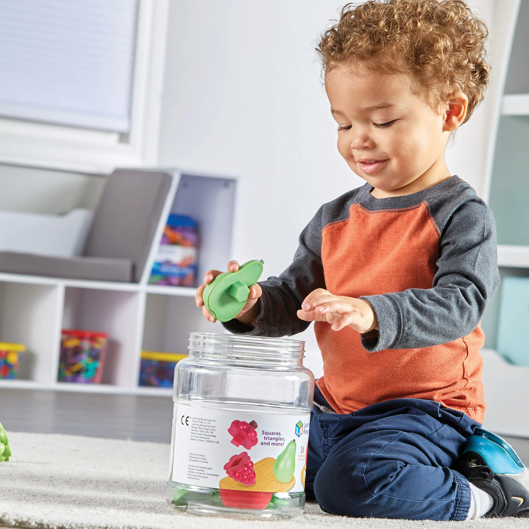 Learning Resources Snap-n-Learn Fruit - Shape & Color Matching Playset - Image 5