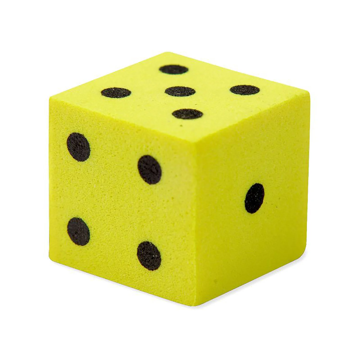 Learning Resources Soft Foam Dot Dice Set - 200 Count - Yellow - Image 4
