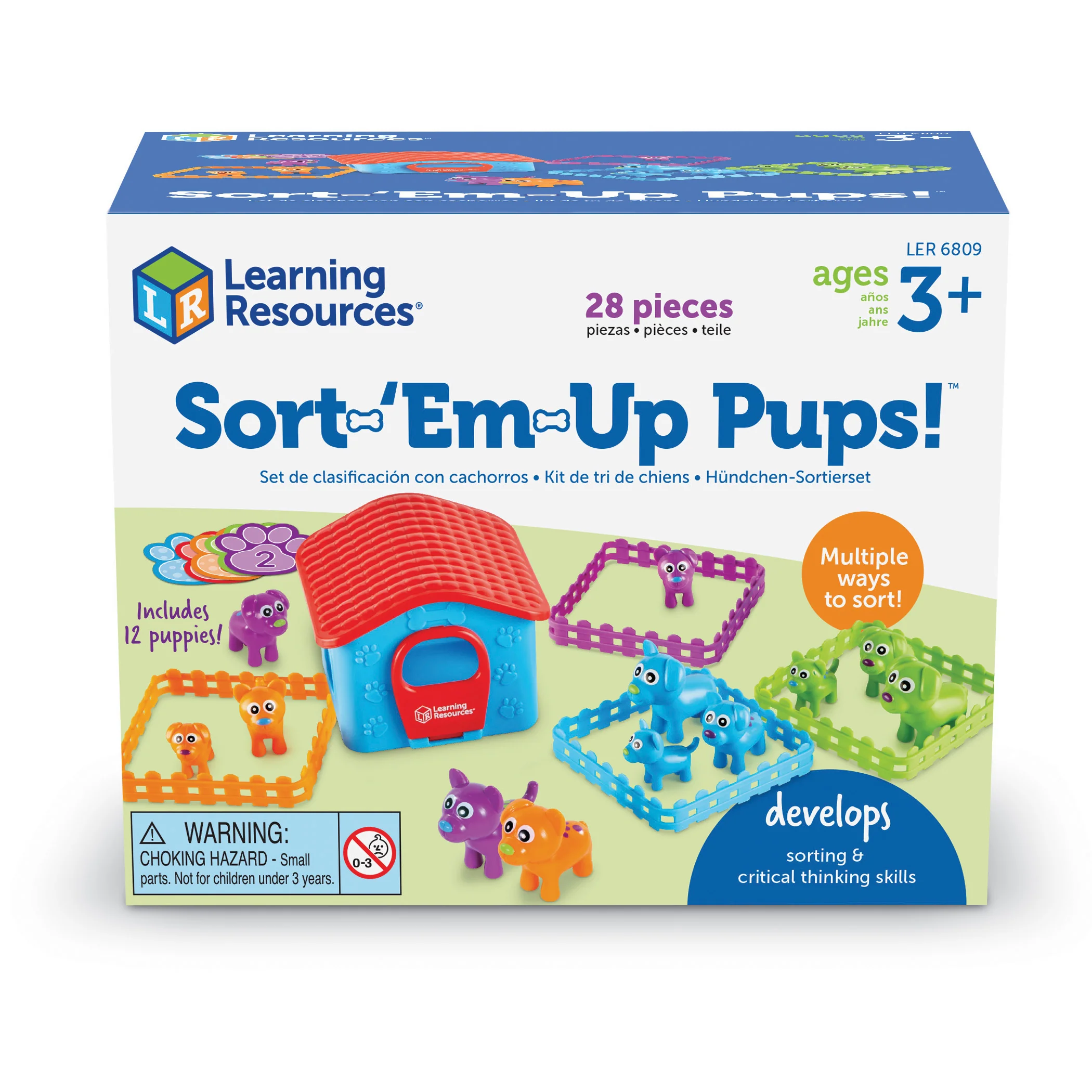 Learning Resources Sort Em' Up Pups - Sorting Activity Set - Image 4