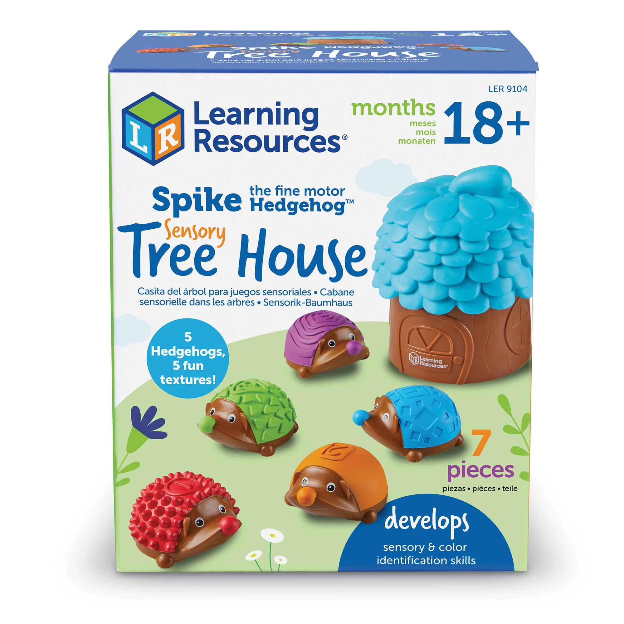 Learning Resources Spike the Fine Motor Hedgehog - Sensory Tree House - Image 3