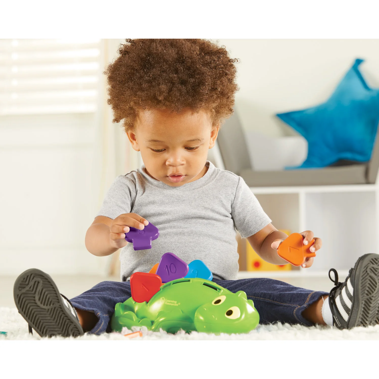 Learning Resources Steggy the Fine Motor Dino - Color and Number Skills - Image 3