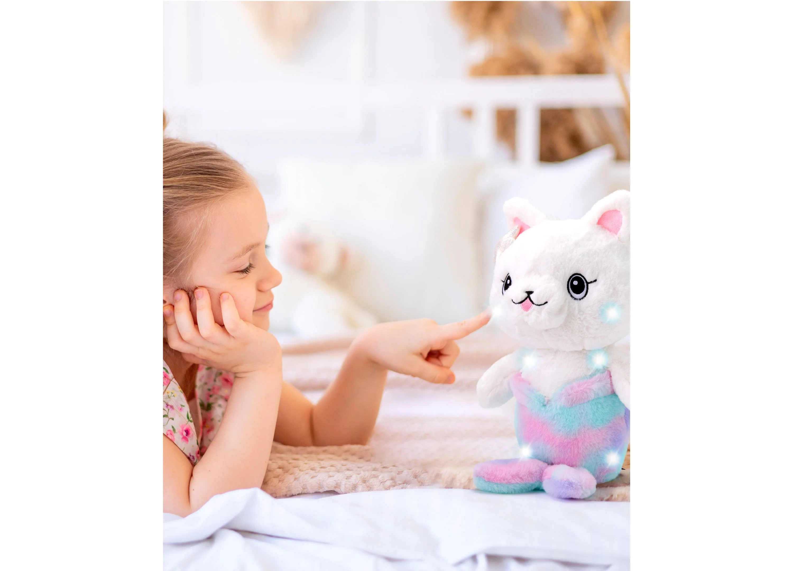 Geoffrey's Meowmaid Magic LED Plush Toy - Image 3