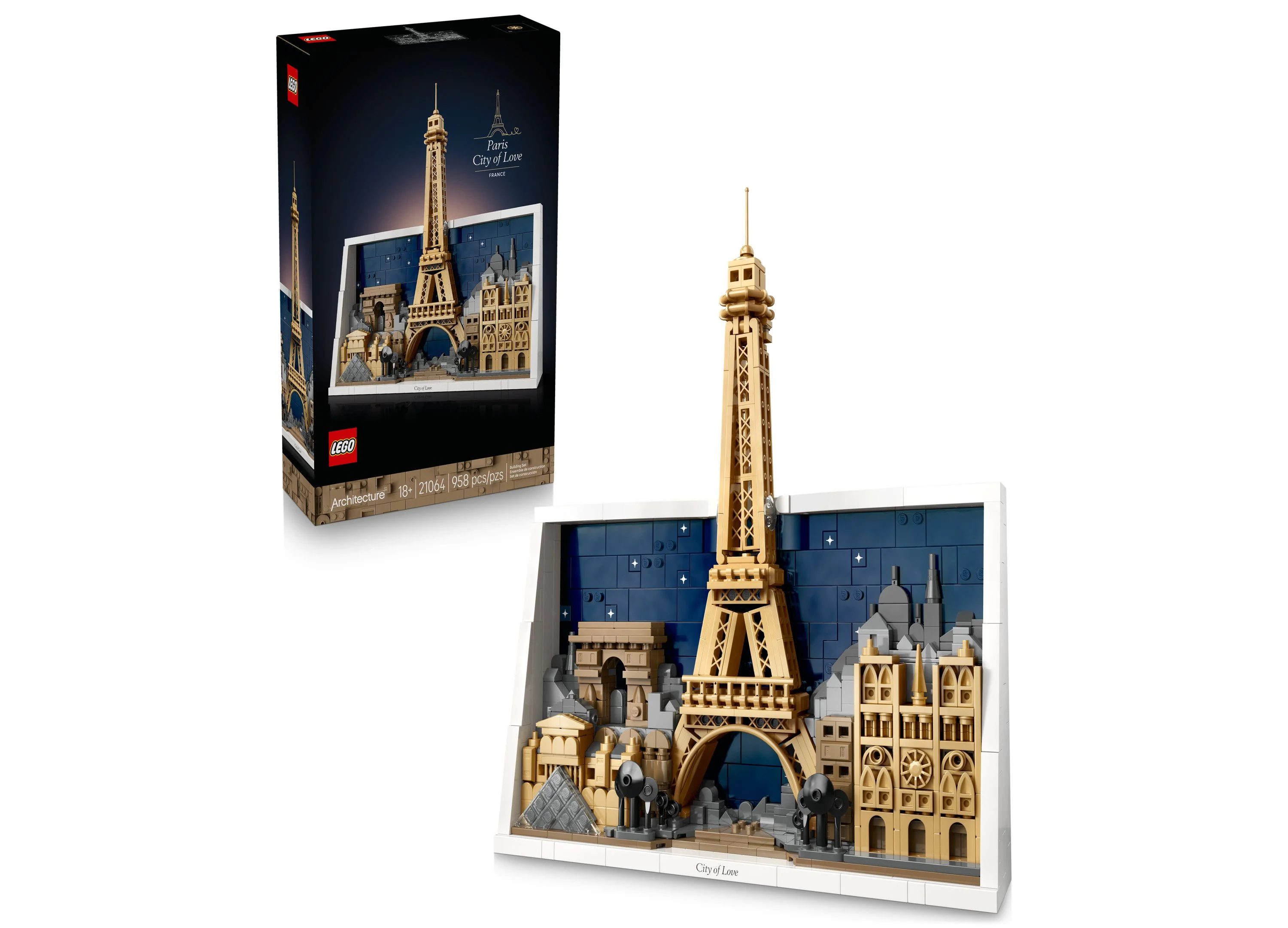 LEGO Architecture Paris - 958-Piece City of Love Building Set 21064