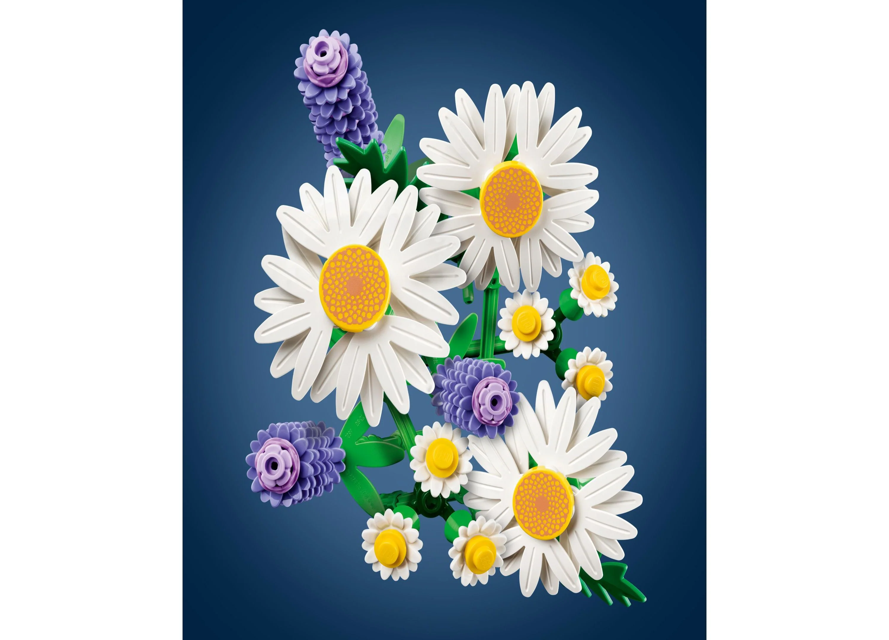 LEGO Botanicals Daisies Building Set, 133 Pieces - Image 4