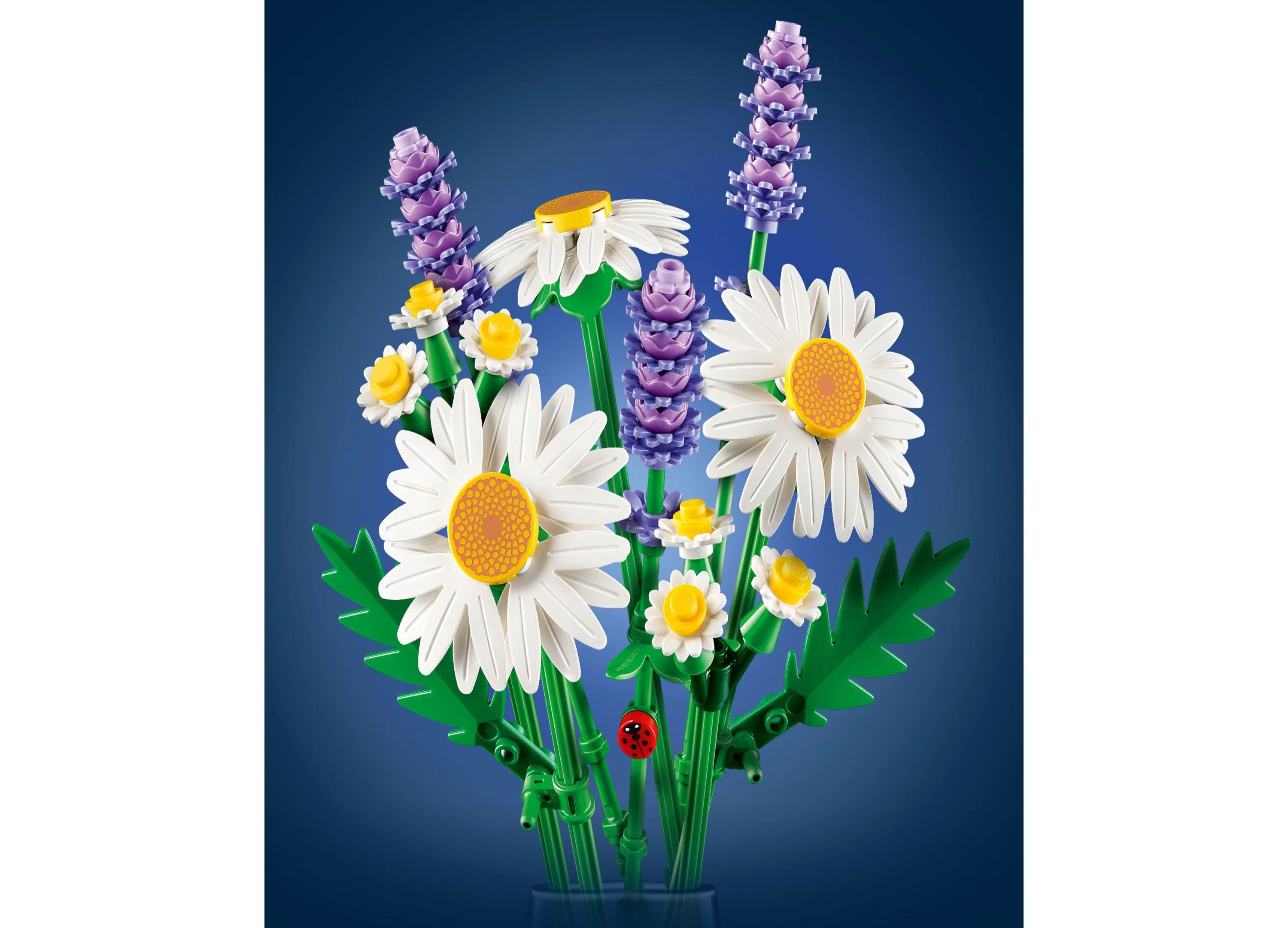 LEGO Botanicals Daisies Building Set, 133 Pieces - Image 6
