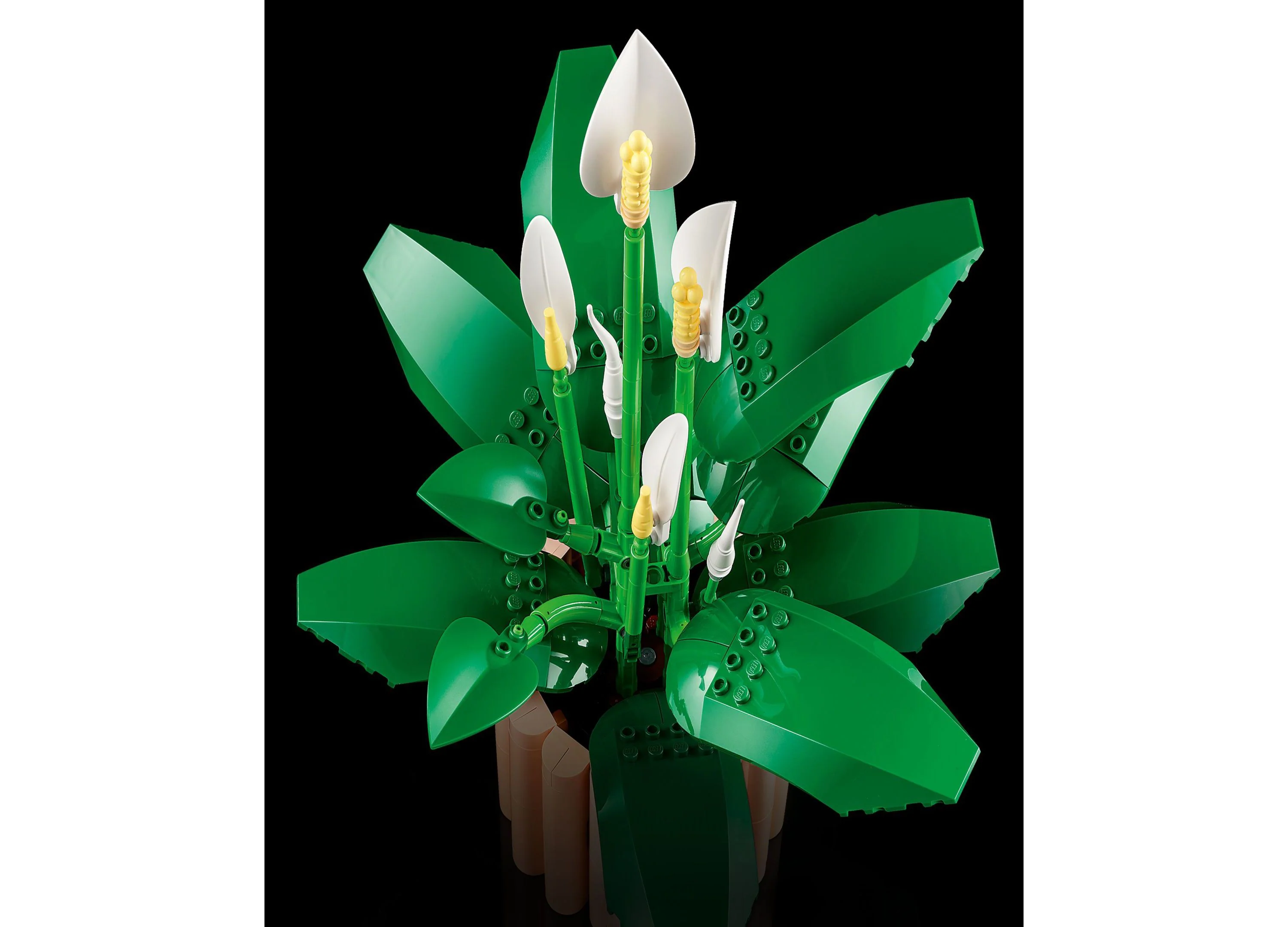 LEGO® Botanicals Peace Lily Flower Model Kit 474 Pieces – Home Decor - Image 6