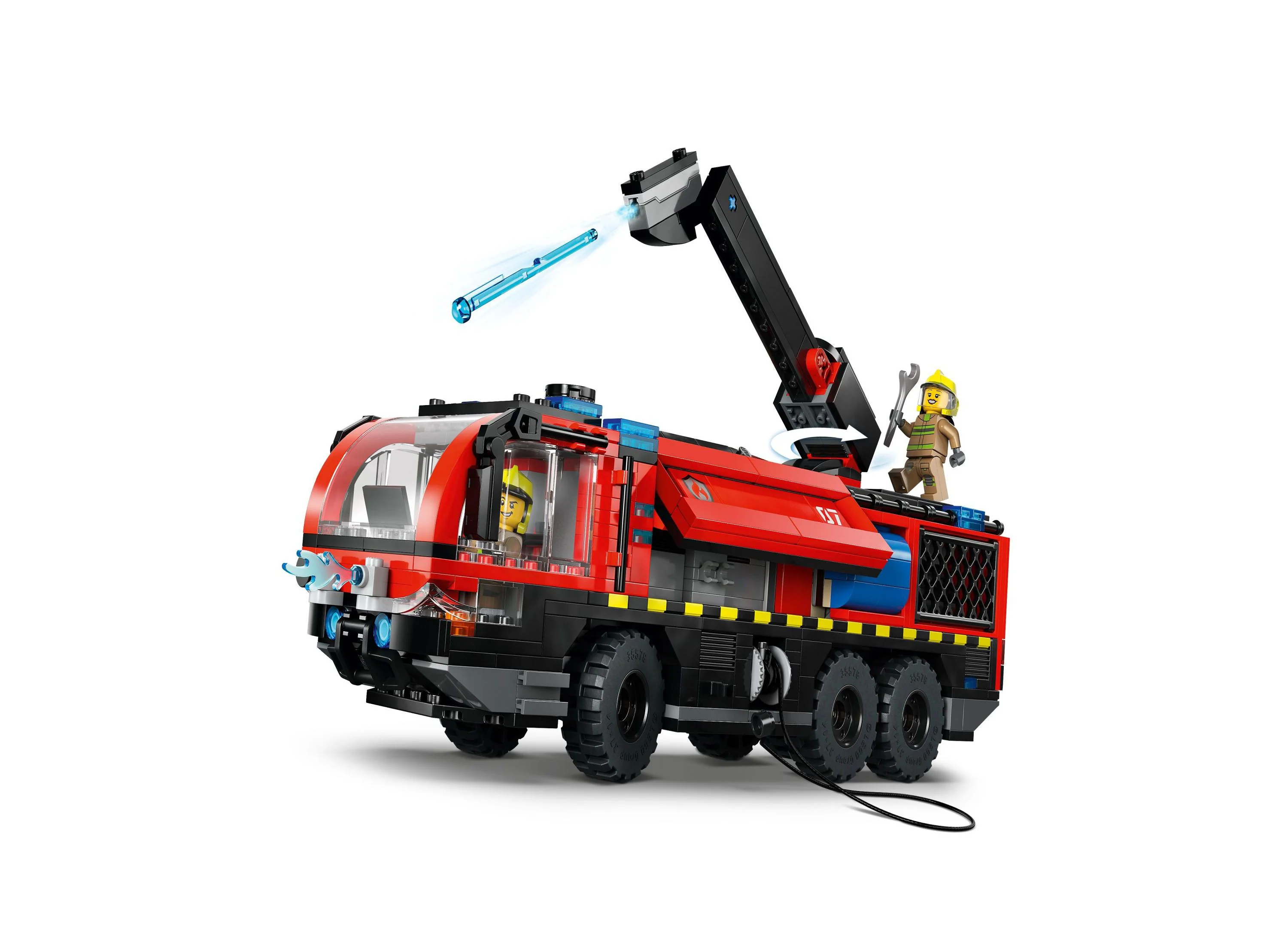 LEGO City Airport Fire Truck Building Kit 60499, 691 Pieces - Image 2