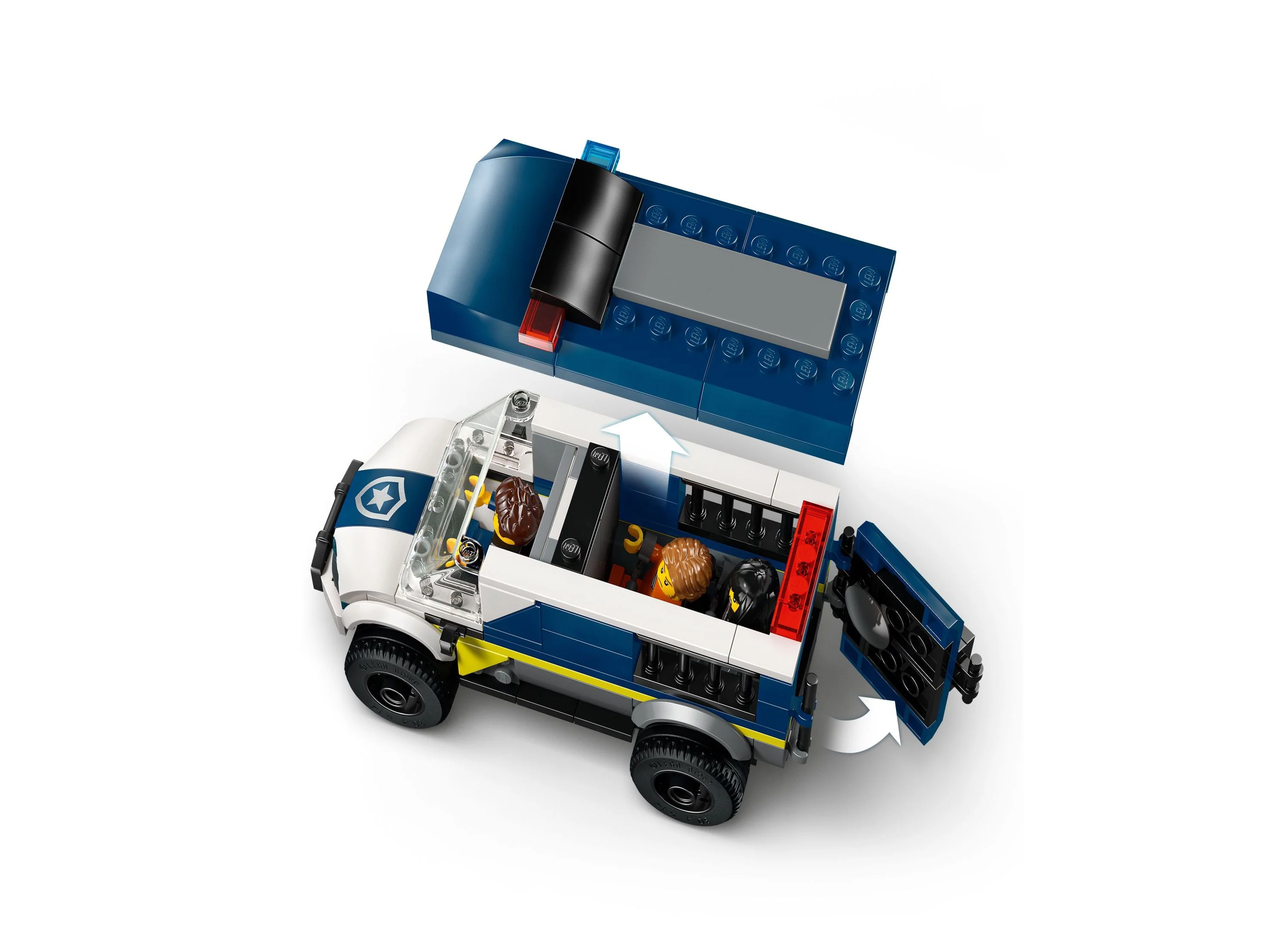 LEGO City Police Prisoner Transport Van Building Toy - 198 Pieces - Image 2