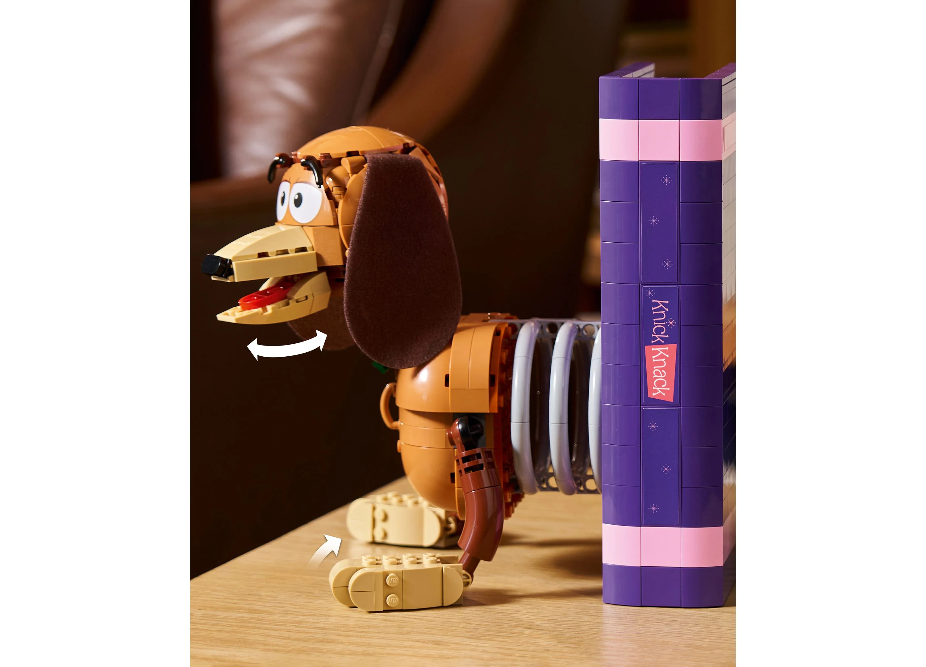 LEGO Disney and Pixar Toy Story Slinky Dog Bookends Building Set, 1311 Pieces - Image 3
